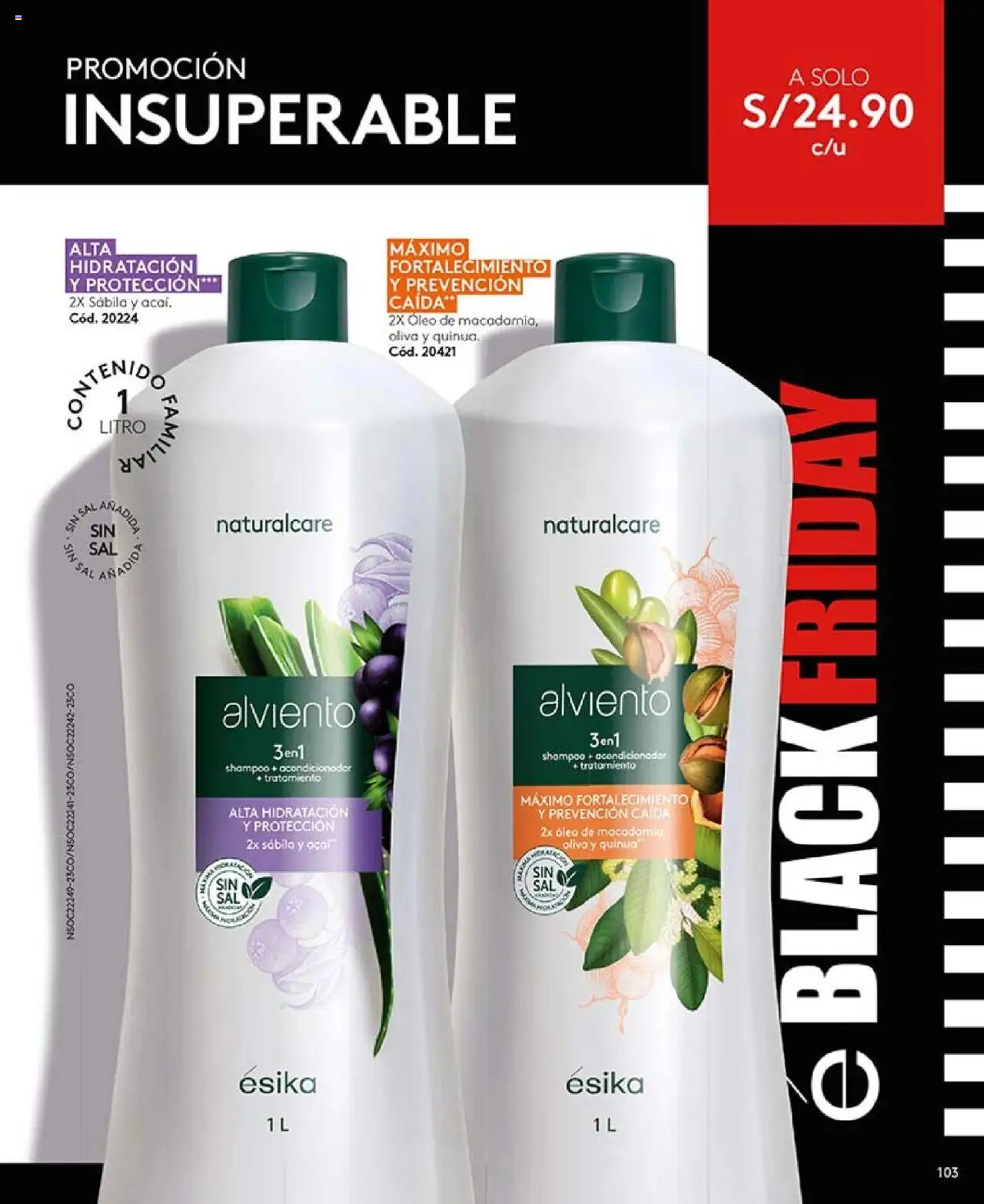 Catálogo Ésika válido desde 03.10.2025 | Página: 115 | Productos: Shampoo, Acondicionador