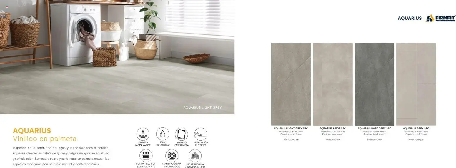 MK - Brochure Firmfit │ válido desde el 11.11.2025 | Página: 3 | Productos: Vinílico, Agua, Mopa, Manta