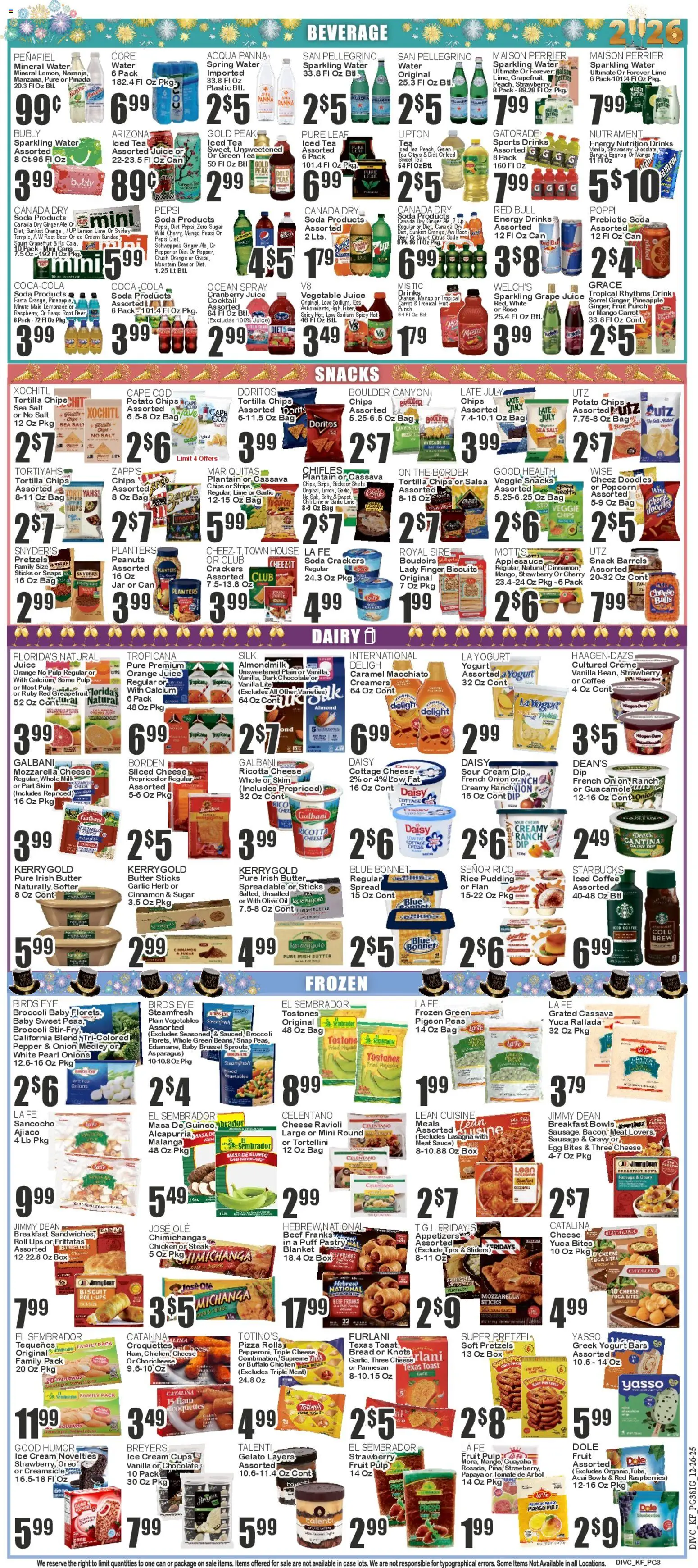Key Food Weekly Ad - valid from 26.12.2025 | Page: 3 | Products: Sauce, Sugar, Lemon, Lime