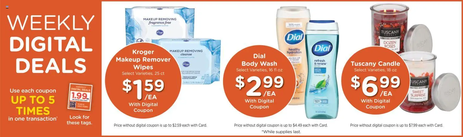 Kroger Weekly Ad - valid from 04.02.2026 | Page: 3 | Products: Fragrance, Makeup Remover, Body Wash