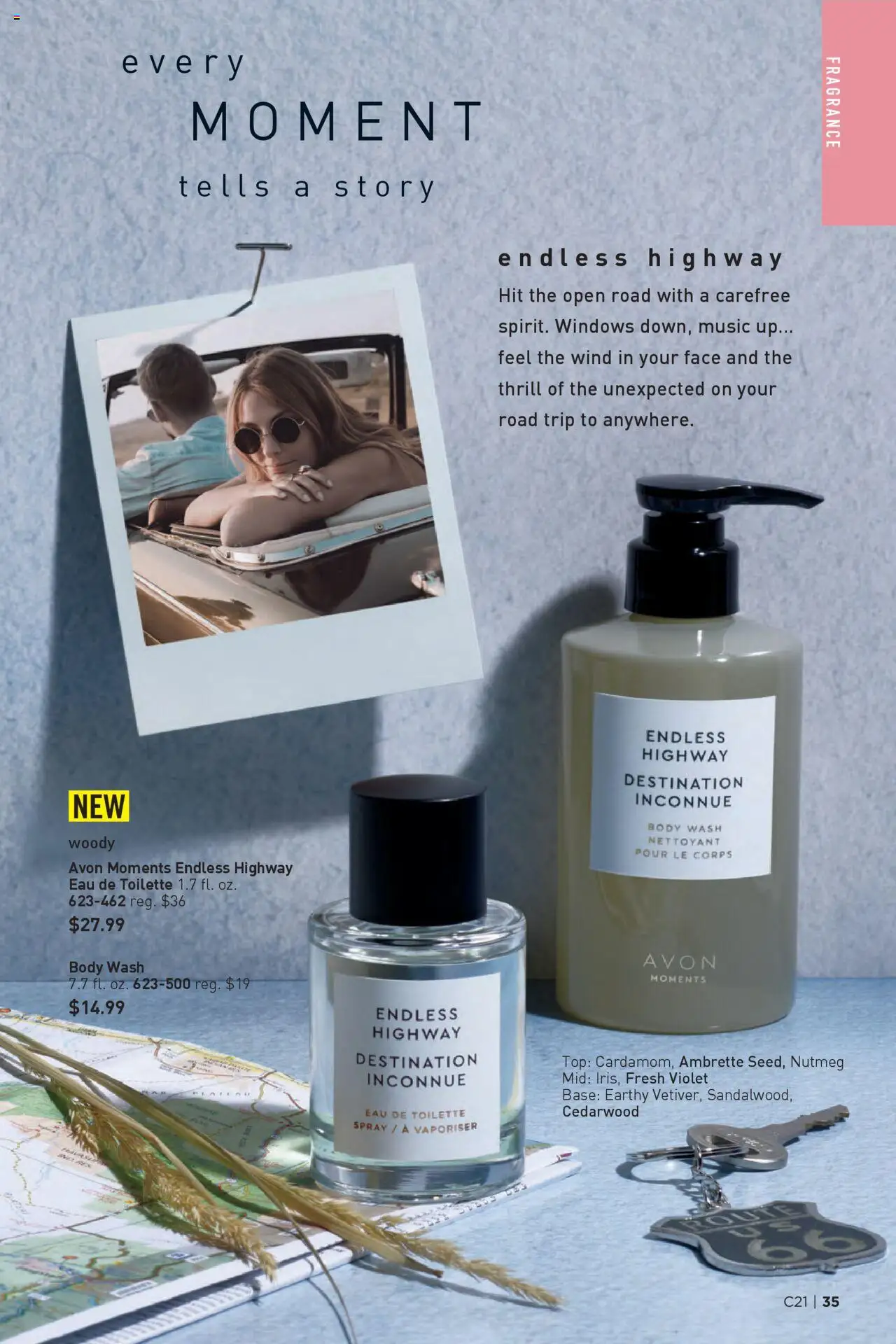 Avon Brochure - valid from 08.10.2025 | Page: 35 | Products: Fragrance, Eau de toilette, Body Wash