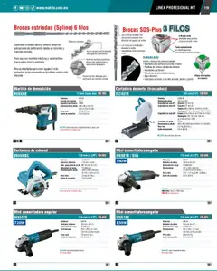 Vista previa de Makita - Catálogo, nuevo folleto de la tienda, válido en México a partir del 04.09.2025 | Página: 135 | Productos: Cuadro, Cable, Disco, Llave