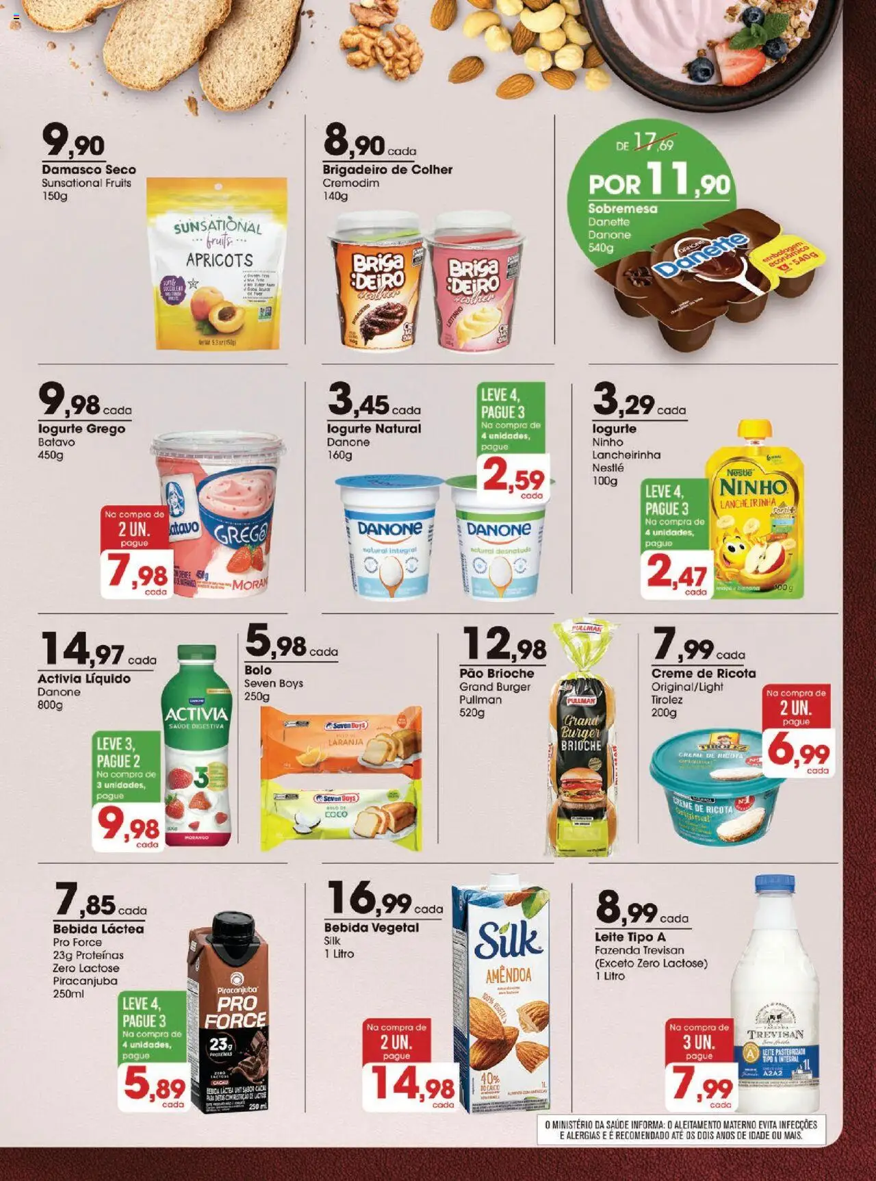 Zaffari Folheto - válido de 07.10.2025 | Página: 7 | Produtos: Coco, Pão, Creme, Iogurte grego