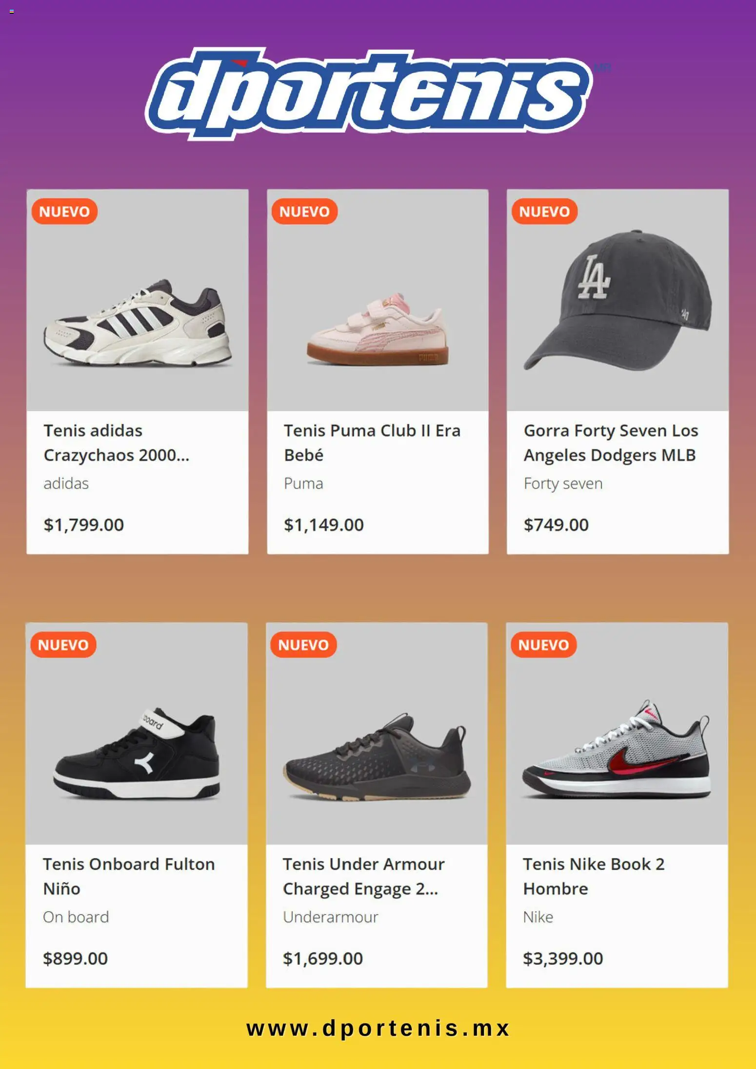 ¡El último » catálogo de Dportenis para Abril « está aquí! Descubre las SUPER OFERTAS. | México
