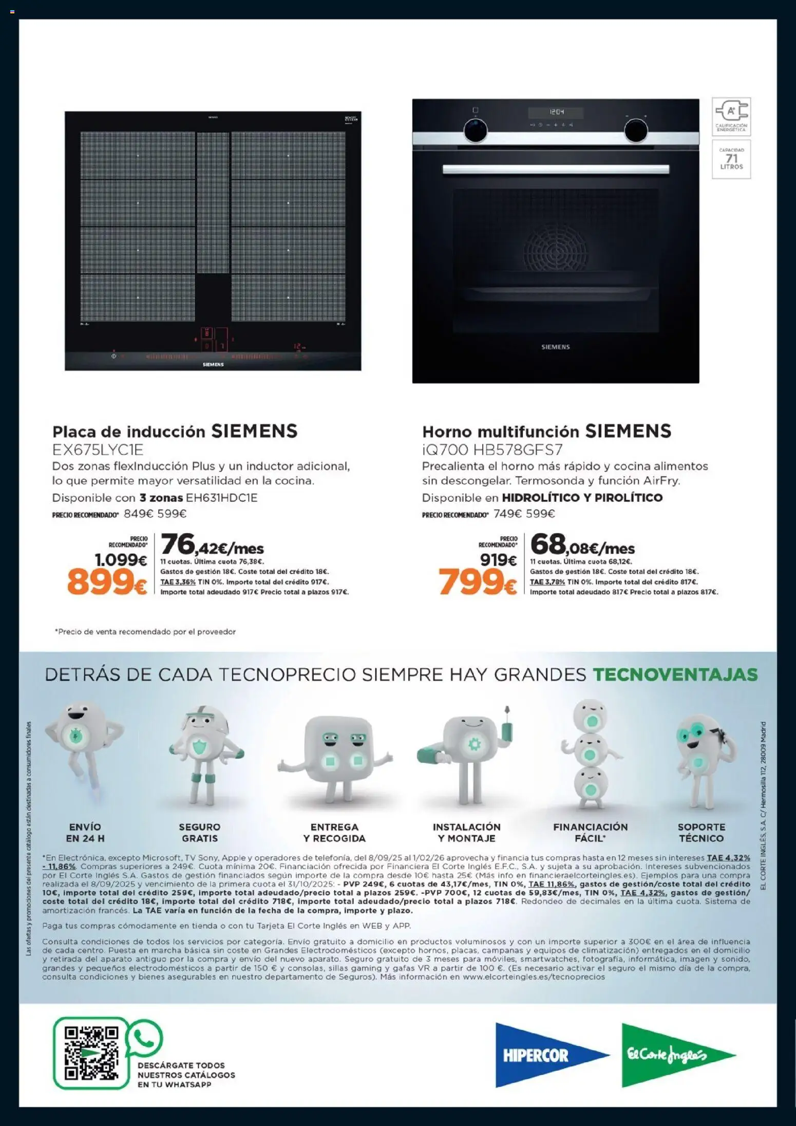 Nuevas ofertas de El Corte Inglés válidas en toda la República Mexicana desde el 10.11.2025. ¡Encuentra las mejores ofertas en El Corte Inglés Black Friday! | Página: 12 | Productos: Horno, El horno, Cocina