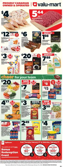 Preview of Valu Mart weekly flyer from shop Valu Mart valid from 05.02.2026