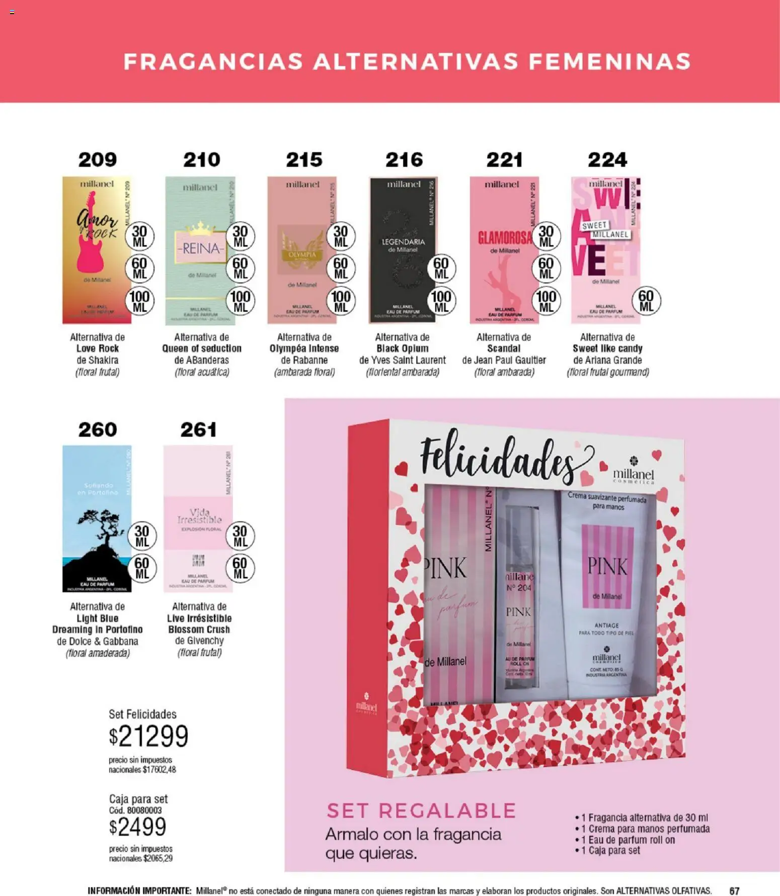 Millanel - Catálogo │ válido desde el 08.12.2025 | Página: 67 | Productos: Caja, Fragancia, Suavizante, Crema