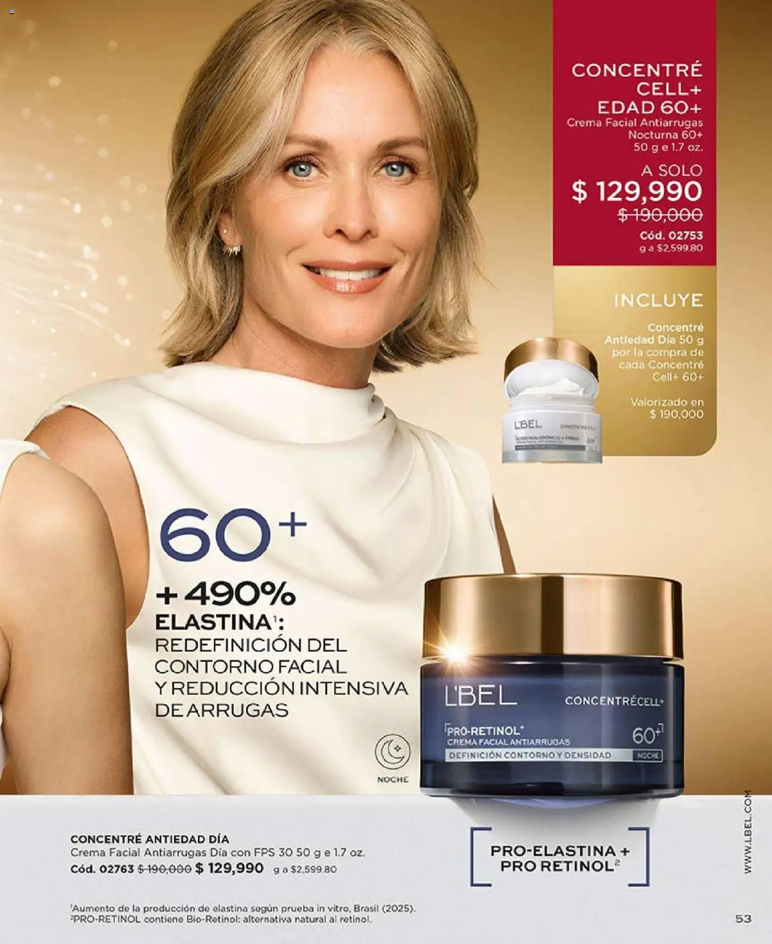 L'Bel revista - valida desde el 03.11.2025 | Página: 53 | Productos: Crema, Contorno