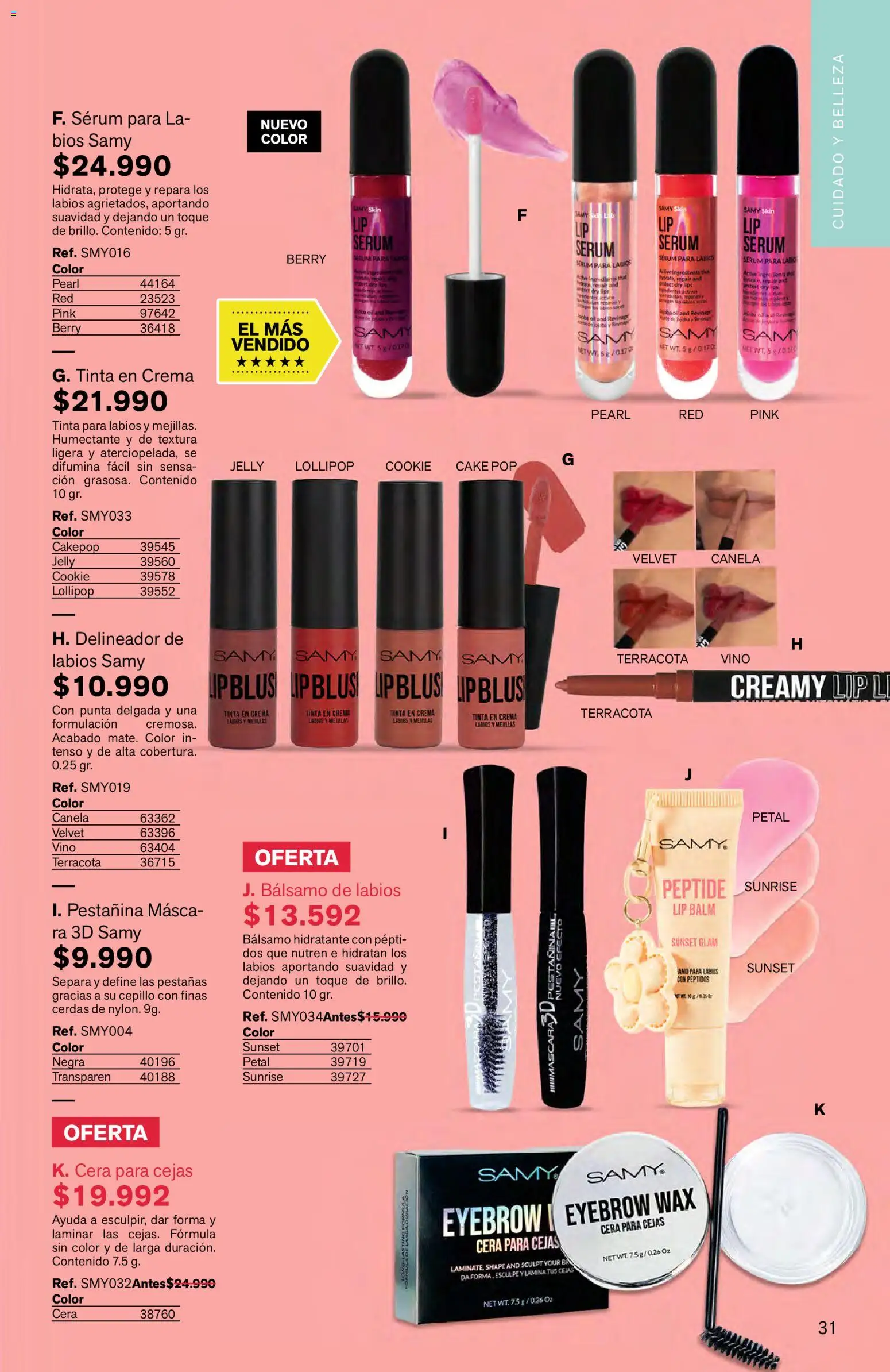 Leonisa revista - valida desde el 16.03.2026 | Página: 31 | Productos: Bálsamo, Serum, Cera, Vino