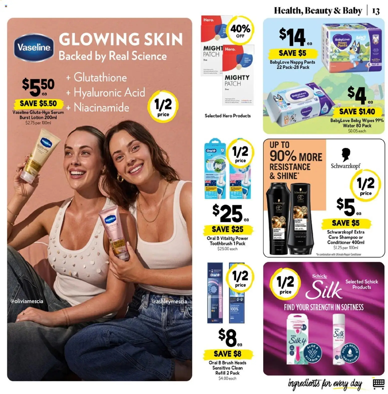 Drakes catalogue - valid from 08.04.2026 | Page: 13 | Products: Conditioner, Lotion, Pants, Toothbrush