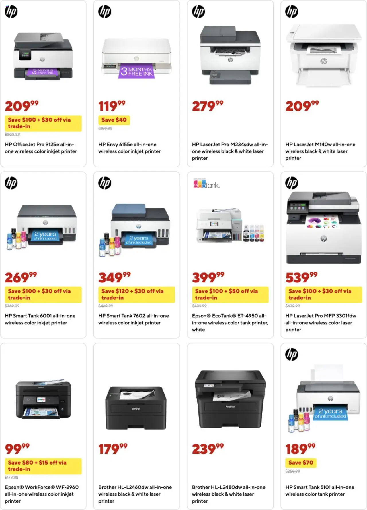 Staples Weekly Ad - valid from 12.10.2025 | Page: 9 | Products: Ink, Printer