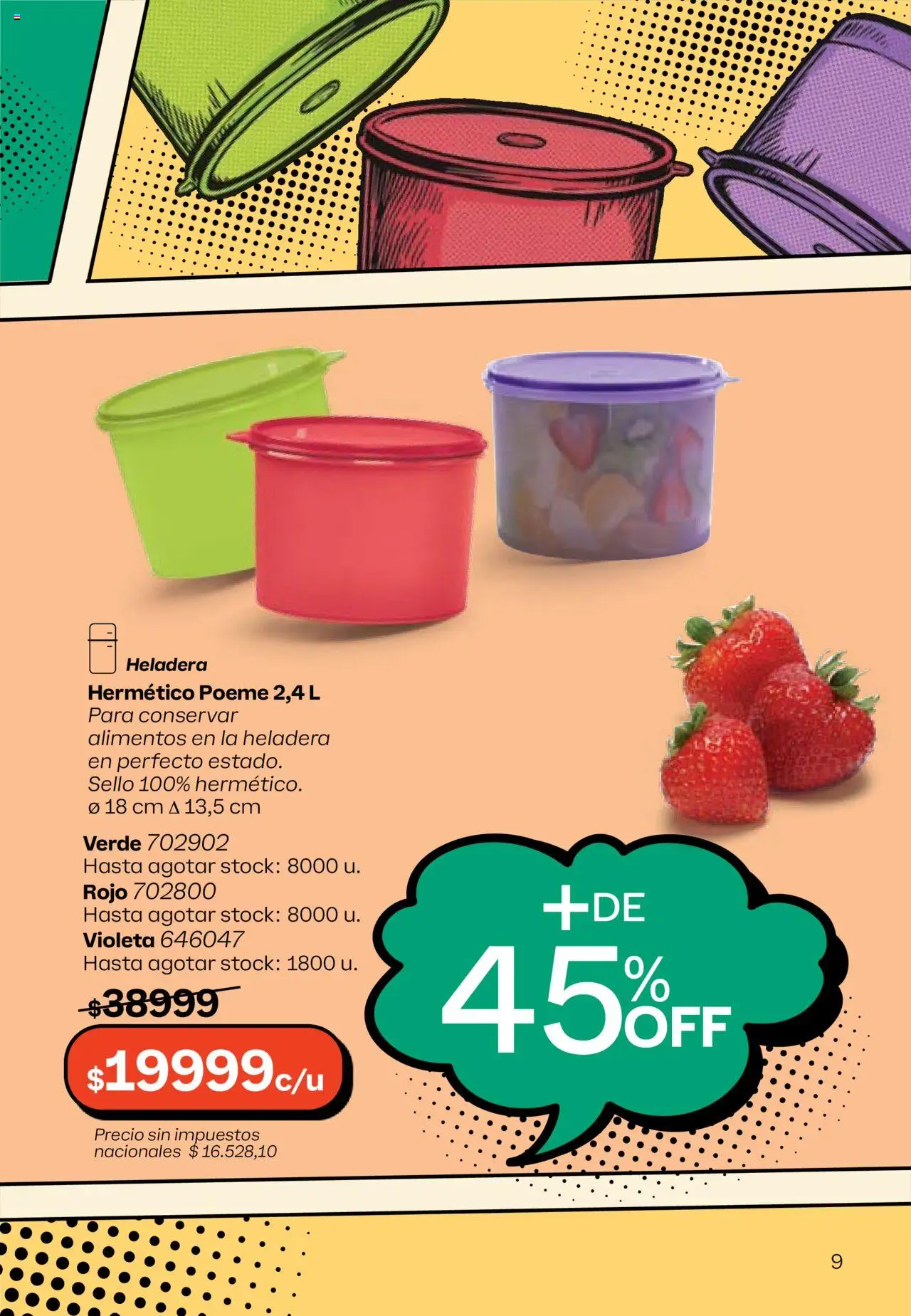 Tupperware Folleto │ válido desde el 11.08.2025 | Página: 10 | Productos: Heladera