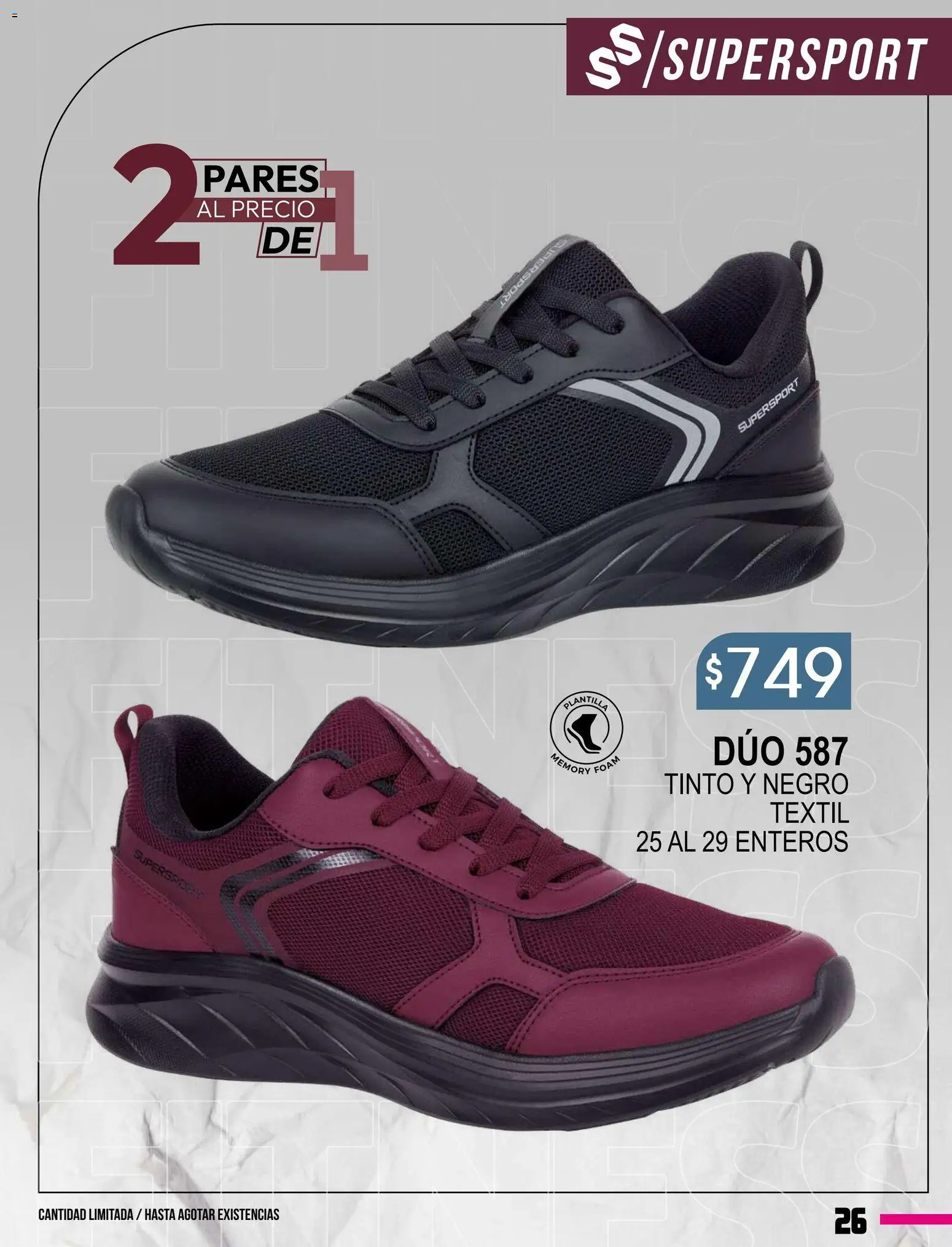 Nuevas ofertas de Cklass válidas en toda la República Mexicana desde el 08.01.2026. ¡Encuentra las mejores ofertas en Cklass catálogo Especial Supersport Dama! | Página: 104