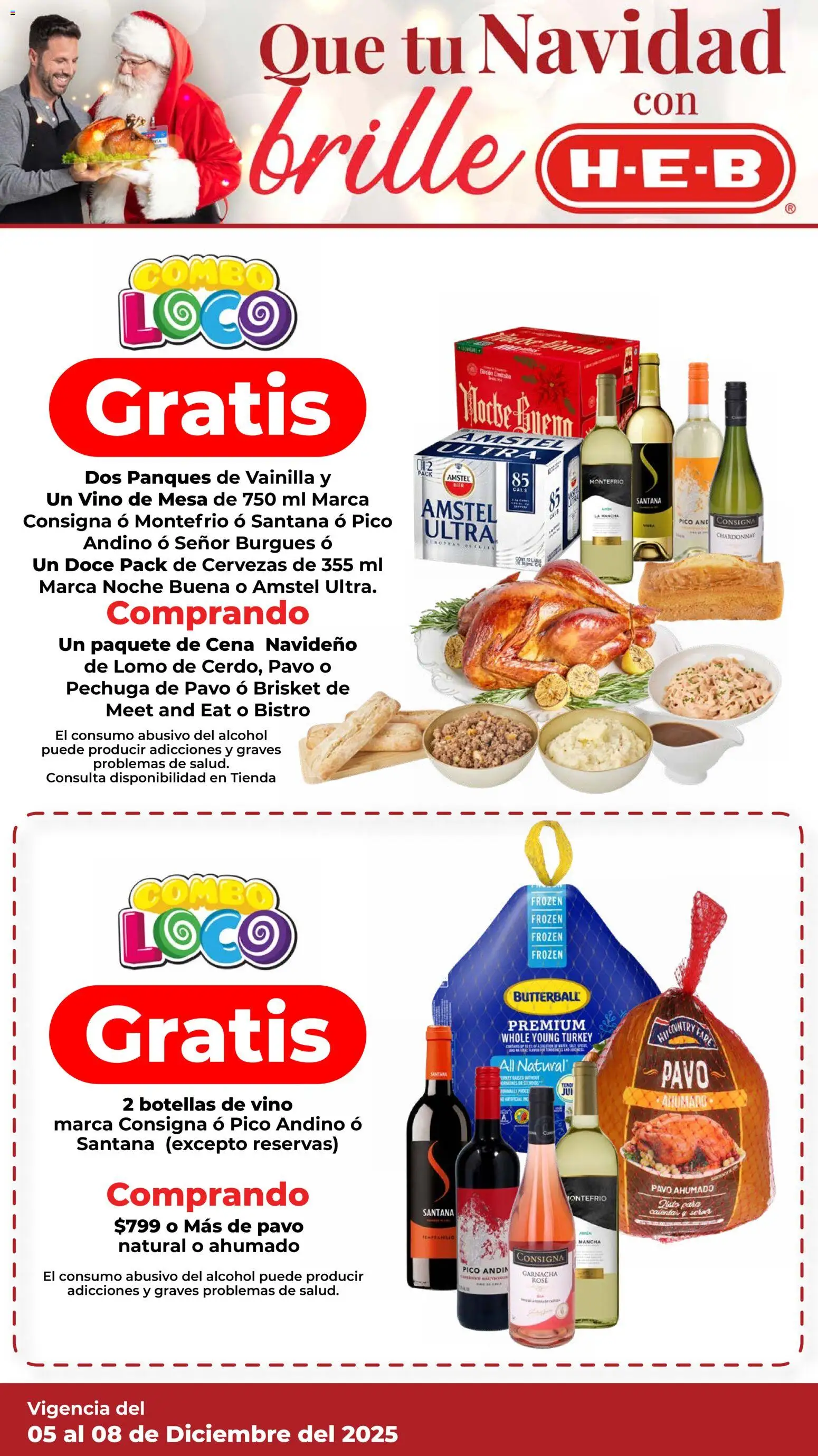 Nuevas ofertas de H-E-B válidas en toda la República Mexicana desde el 05.12.2025. ¡Encuentra las mejores ofertas en H-E-B folleto! | Página: 14 | Productos: Pico, Vino, Mesa
