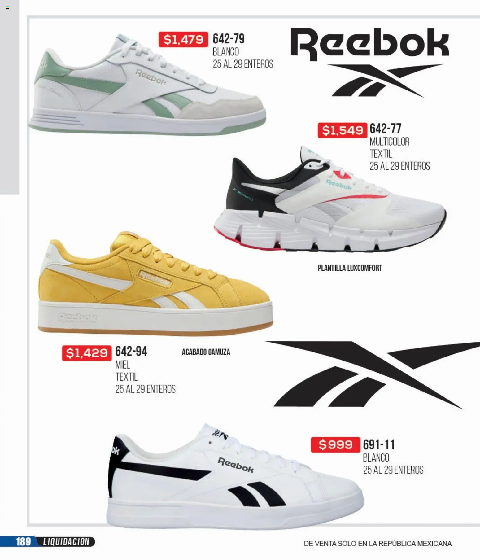 Nuevas ofertas de Cklass válidas en toda la República Mexicana desde el 18.03.2026. ¡Encuentra las mejores ofertas en Cklass catálogo Liquidación total calzado! | Página: 190 | Productos: Gamuza