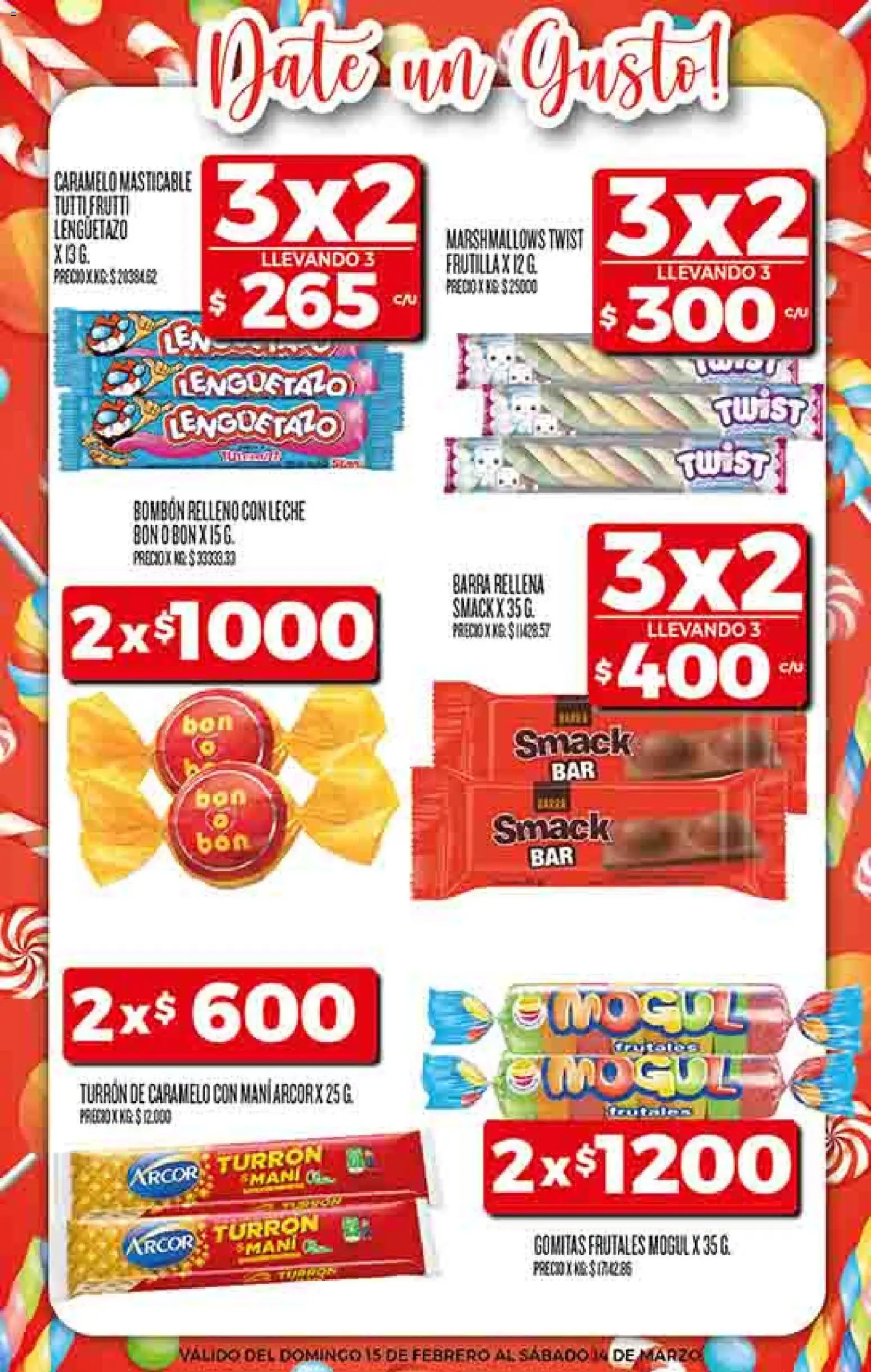 Dia - Ofertas - Salta y Jujuy │ válido desde el 25.02.2026 | Página: 18 | Productos: Gomitas, Frutilla, Mani, Turrón