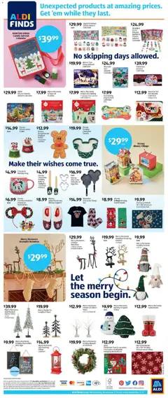 Preview of Aldi weekly ads valid from 05.11.2025 | Page: 2 | Products: Pillow, Pan, Boots, Slippers