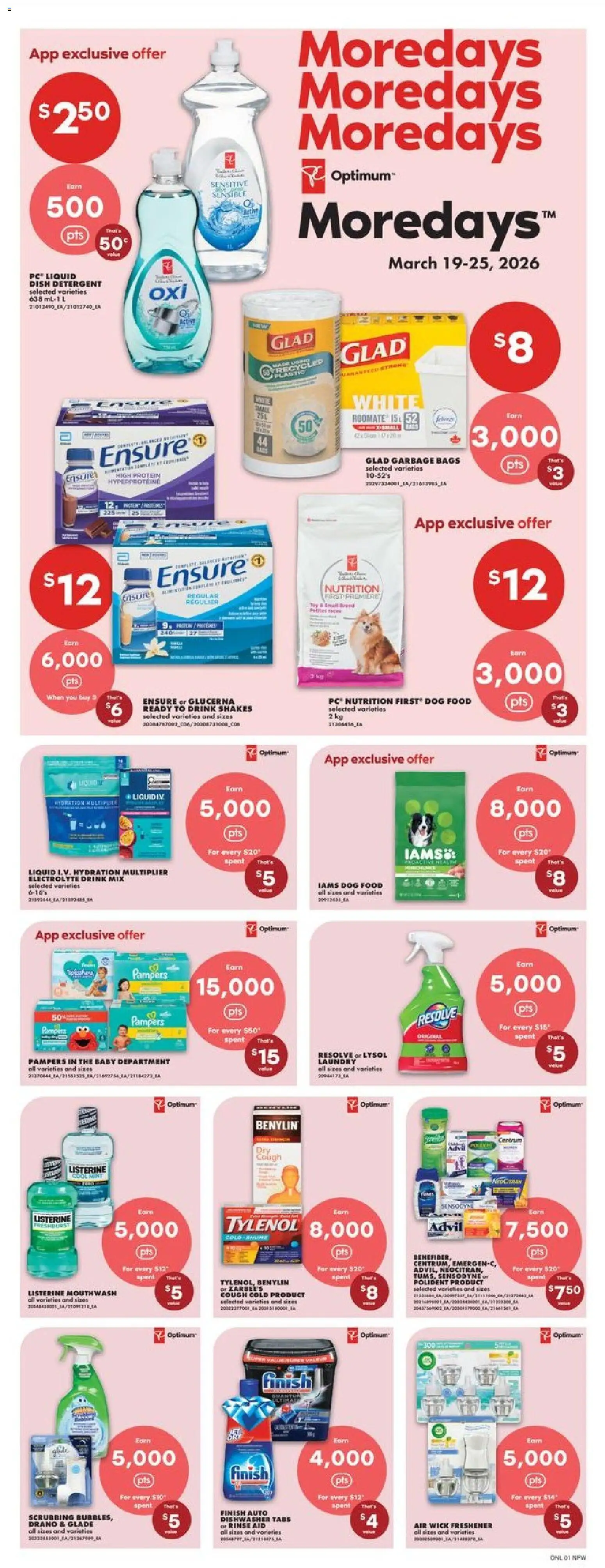 No Frills flyer valid from 19.03.2026 | Page: 5 | Products: PC, Dishwasher, Detergent, Oil