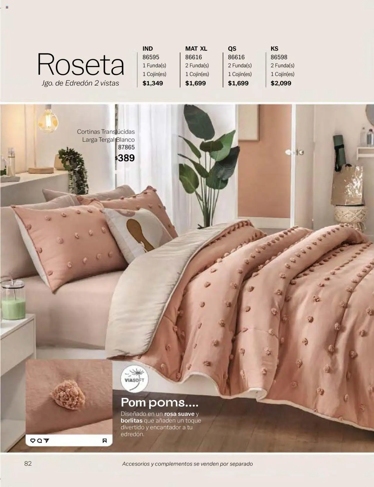 Nuevas ofertas de Vianney válidas en toda la República Mexicana desde el 24.01.2025. ¡Encuentra las mejores ofertas en Vianney catálogo Chavos! | Página: 84 | Productos: Cortinas