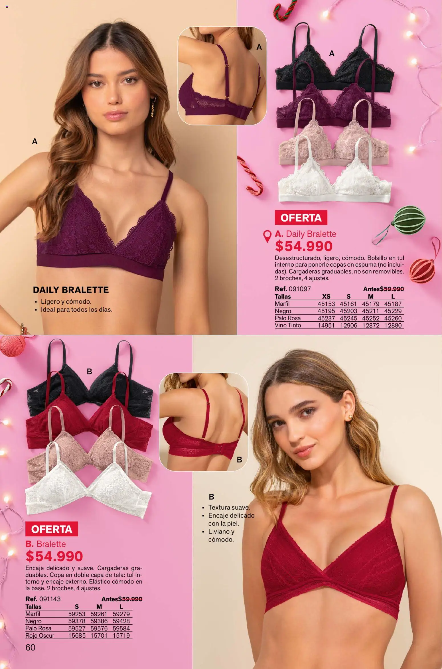 Leonisa revista - valida desde el 13.11.2025 | Página: 60 | Productos: Espuma, Brazo de reina, Vino