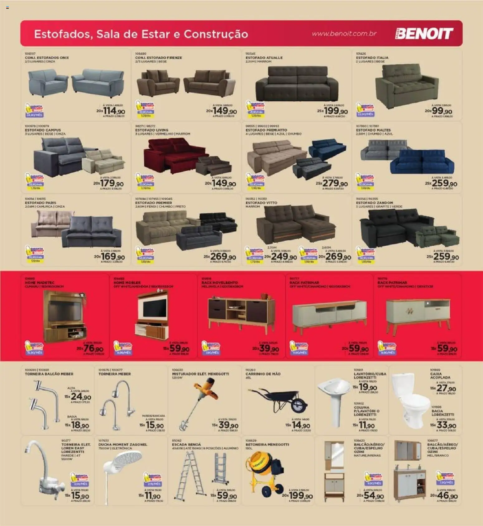 Benoit Folheto - válido de 01.12.2025 | Página: 10 | Produtos: Bancada, Caixa, Rack, Torneira