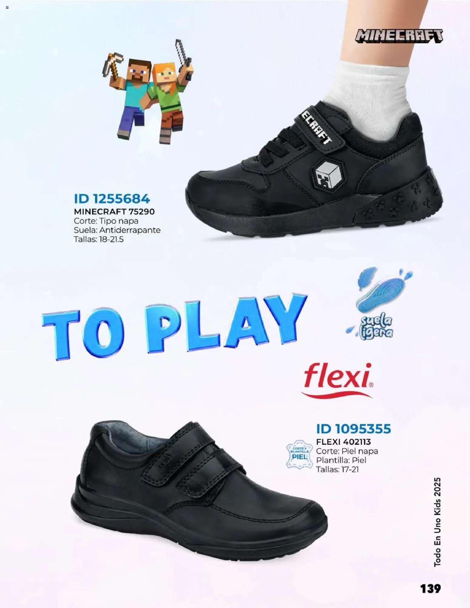 Nuevas ofertas de Price Shoes válidas en toda la República Mexicana desde el 27.10.2025. ¡Encuentra las mejores ofertas en Price Shoes catálogo Kids todo en uno! | Página: 139