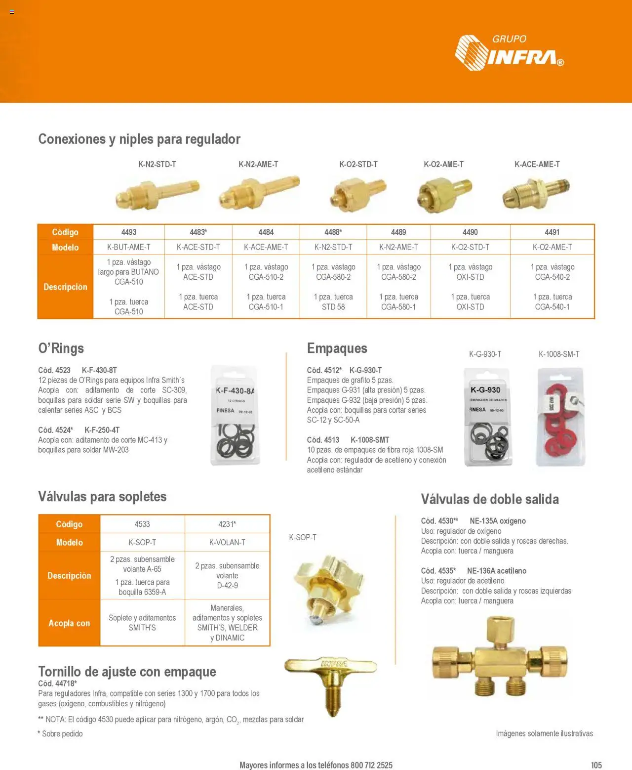 Nuevas ofertas de Infra válidas en toda la República Mexicana desde el 07.01.2025. ¡Encuentra las mejores ofertas en Infra catálogo Equipos de soldadura y oxicorte! | Página: 13 | Productos: Manguera, Tornillo, Tuerca, Sobre