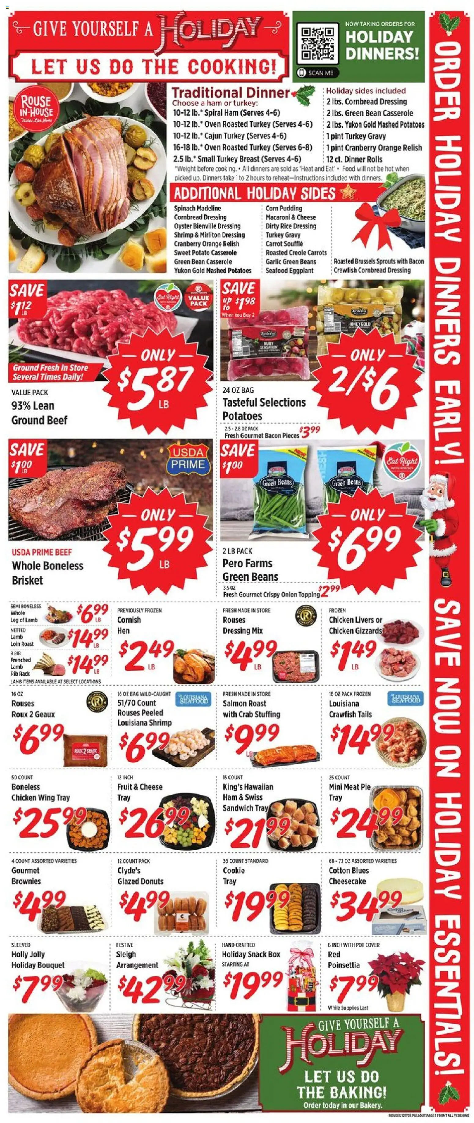 Rouses Weekly Ad - MS - valid from 17.12.2025 | Page: 3 | Products: Brussels Sprouts, Box, Rice, Carrot