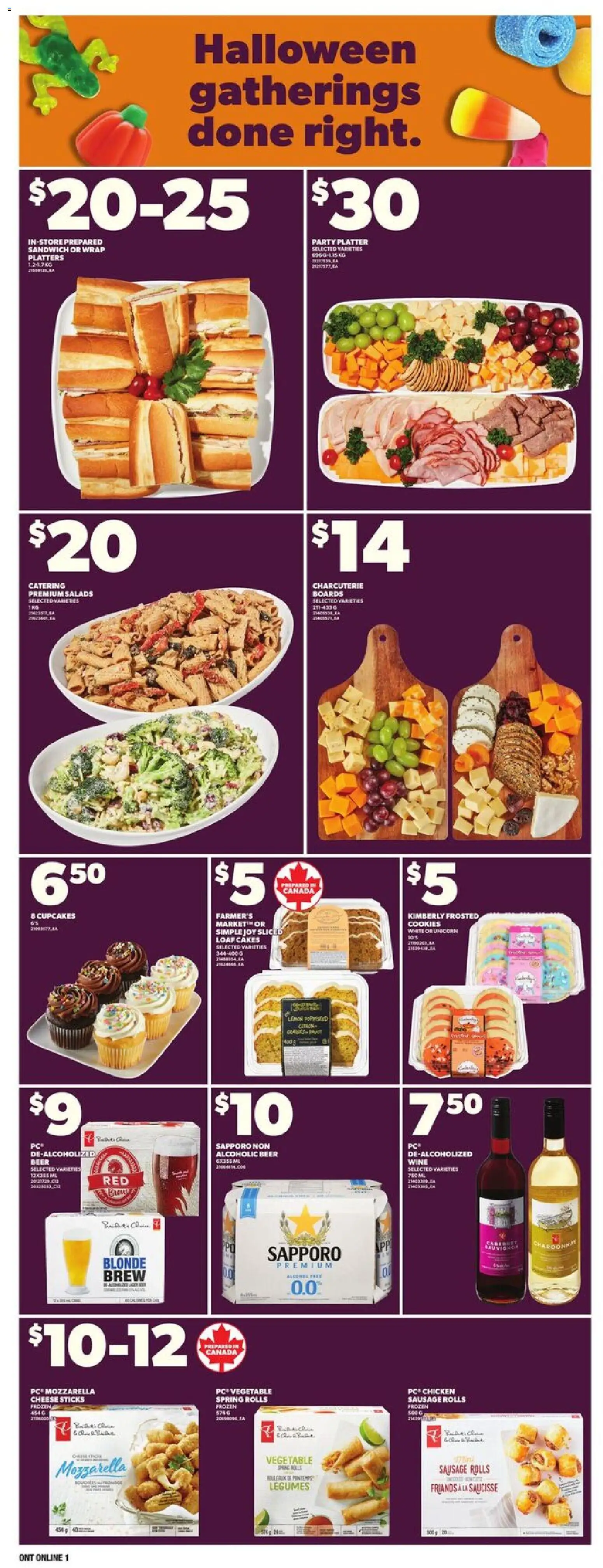 Independent Grocer flyer valid from 23.10.2025 | Page: 8 | Products: Cookies, PC, Wine, Chicken