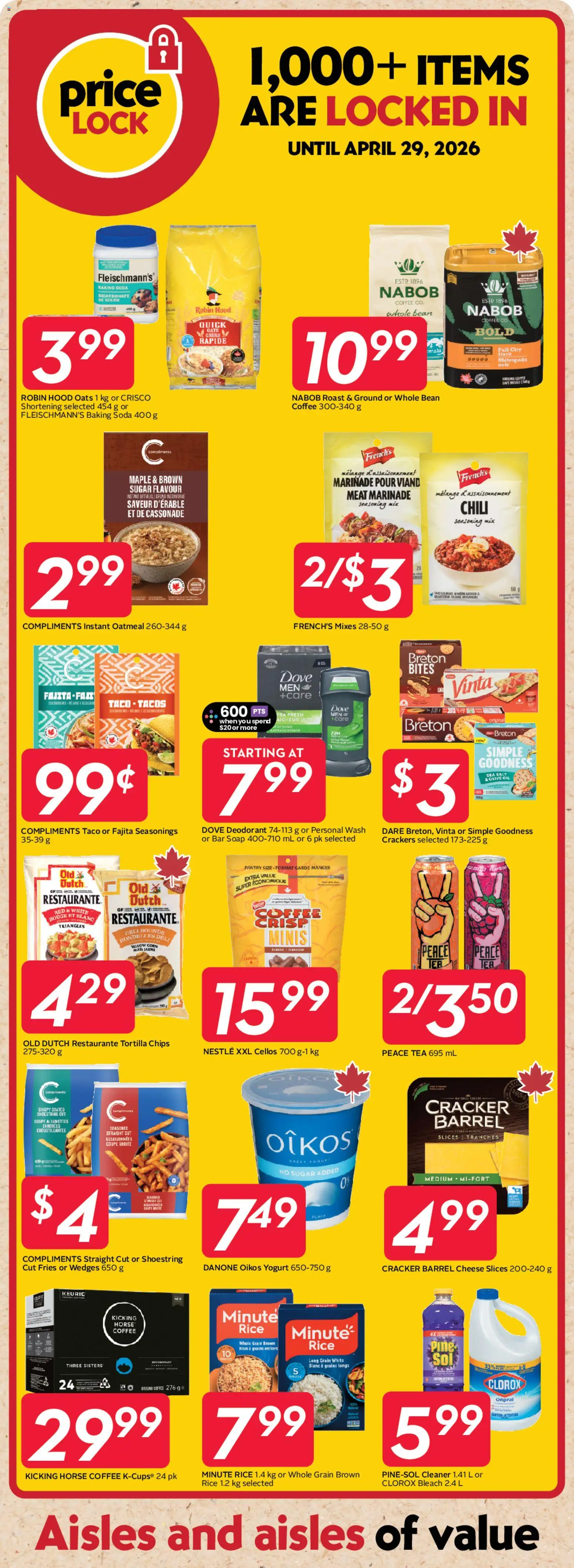 Safeway flyer valid from 19.03.2026 | Page: 17 | Products: Rice, Soap, Oil, Coffee