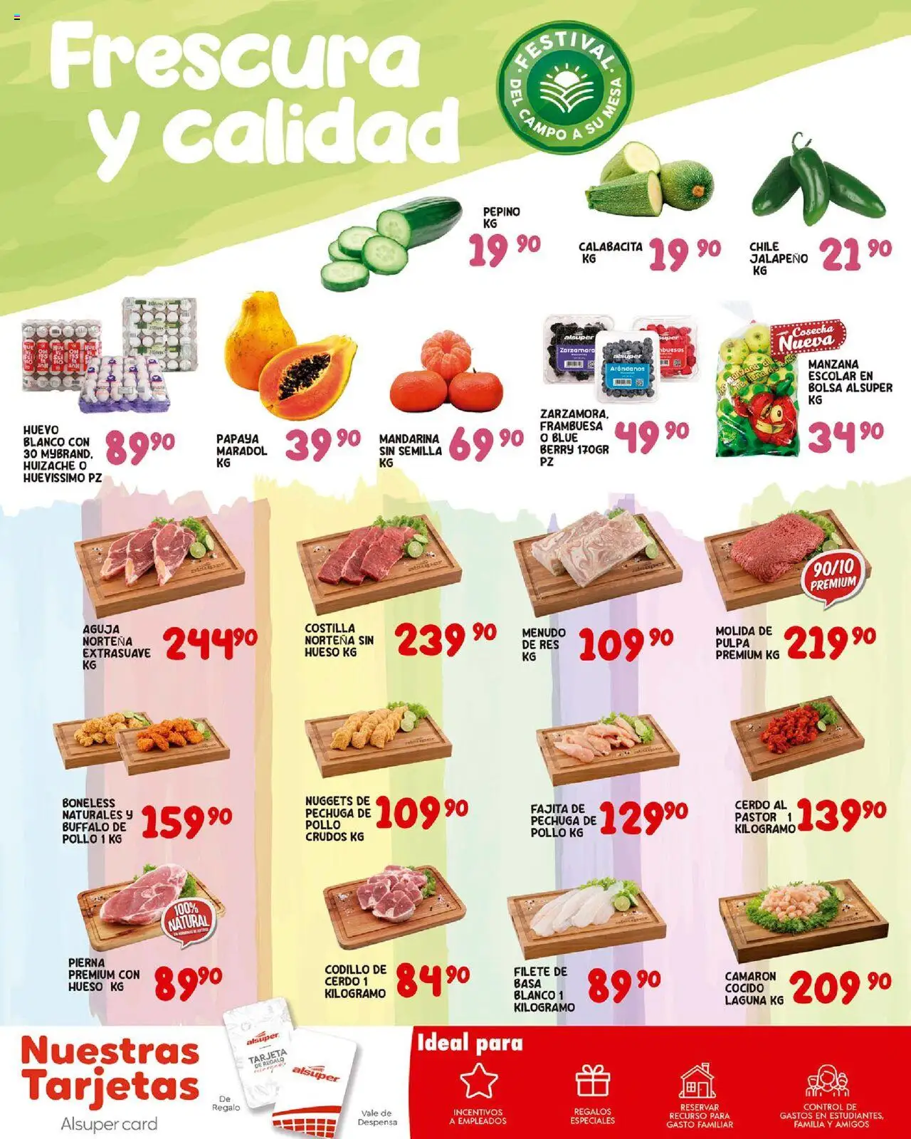 Nuevas ofertas de Alsuper válidas en toda la República Mexicana desde el 05.09.2025. ¡Encuentra las mejores ofertas en Alsuper - Folleto - Zacatecas! | Página: 6 | Productos: Pollo, Huevo, Arándanos, Despensa
