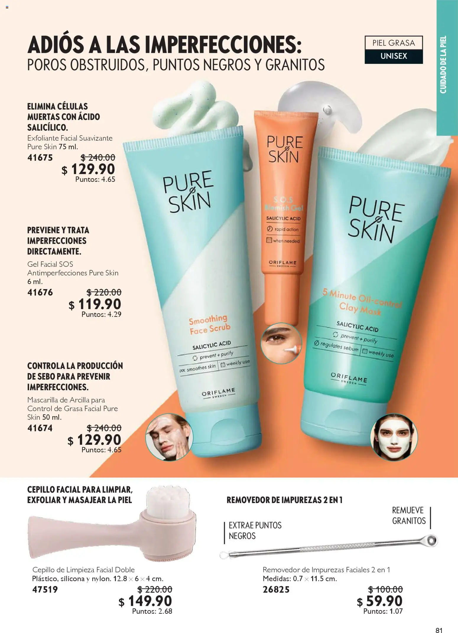 Nuevas ofertas de Oriflame válidas en toda la República Mexicana desde el 24.01.2026. ¡Encuentra las mejores ofertas en Oriflame campaña 2 2026! | Página: 81 | Productos: Cepillo, Exfoliante facial, Suavizante, Mascarilla