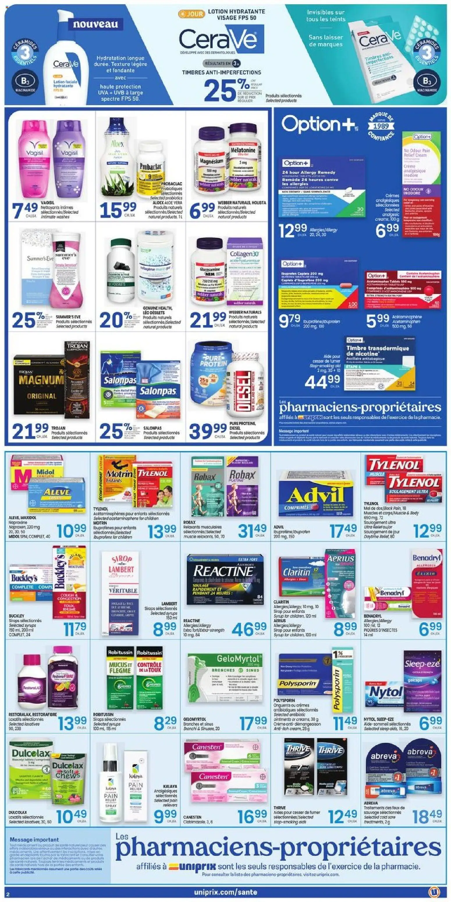 Uniprix flyer valid from 05.03.2026 | Page: 3 | Products: Cream