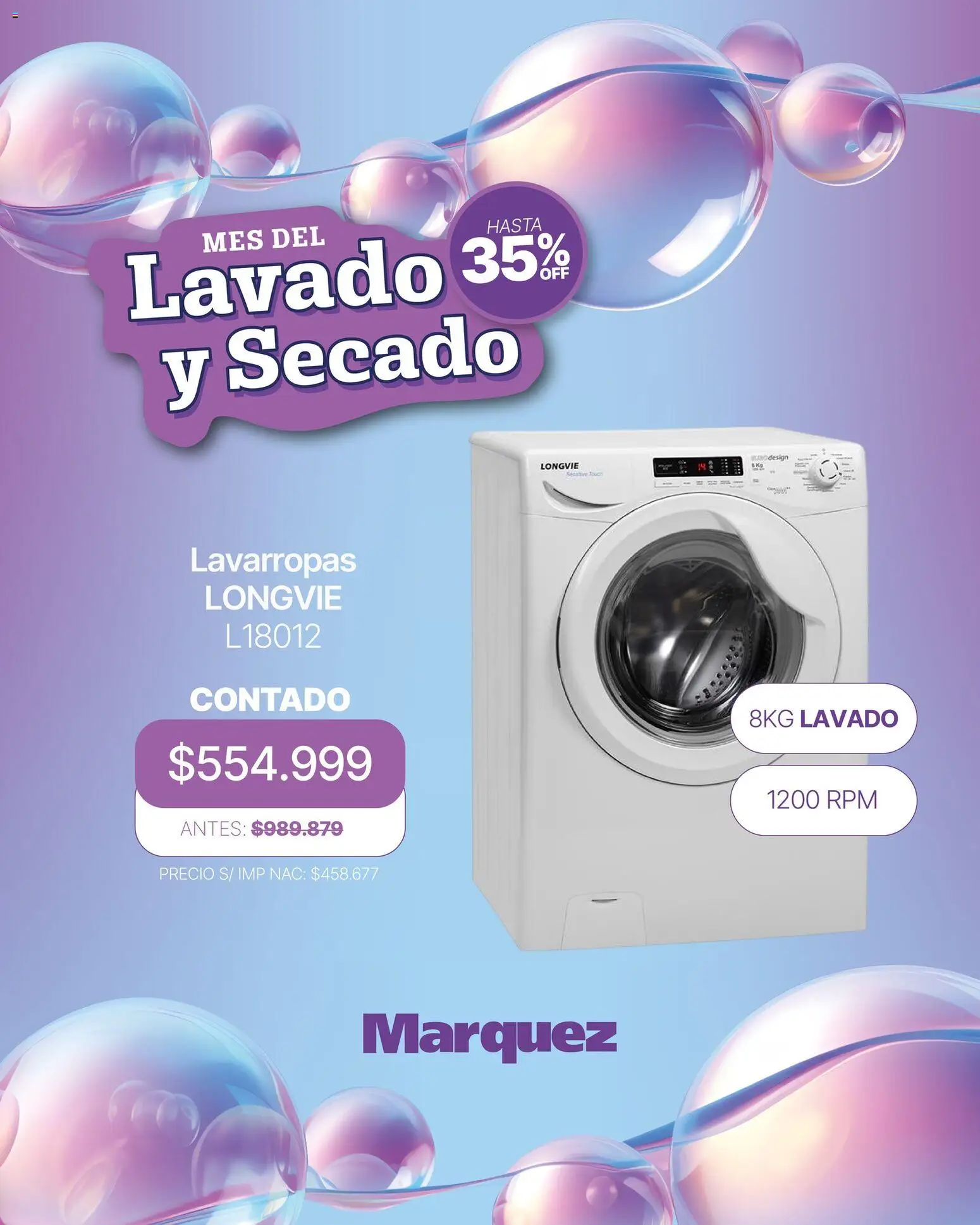 Grupo Marquez catálogo │ válido desde el 10.04.2026 | Página: 7 | Productos: Lavarropas