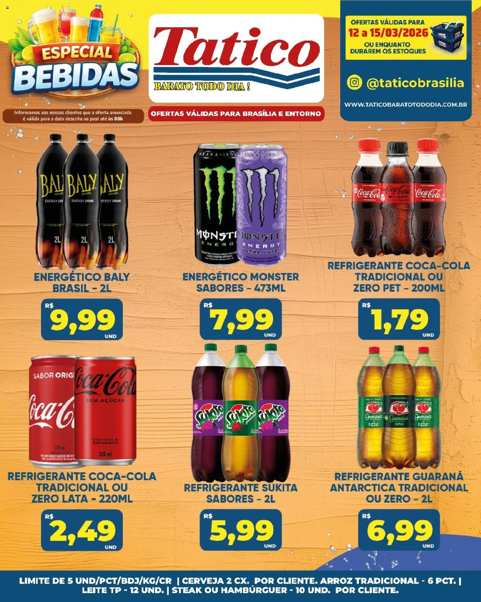 Tatico Folheto - válido de 12.03.2026 | Página: 24 | Produtos: Guaraná, Cola, Cerveja, Refrigerante