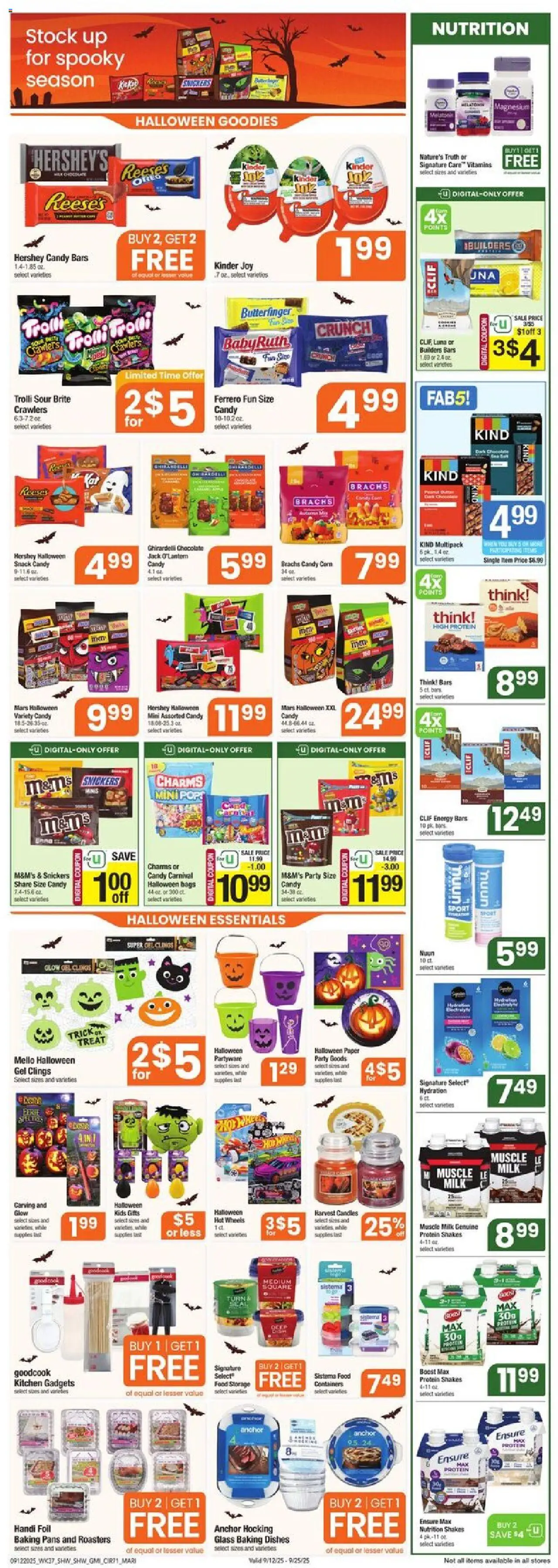 Shaw's Weekly Ad - valid from 12.09.2025 | Page: 6 | Products: Magnesium, Anchor, Milk, SSD
