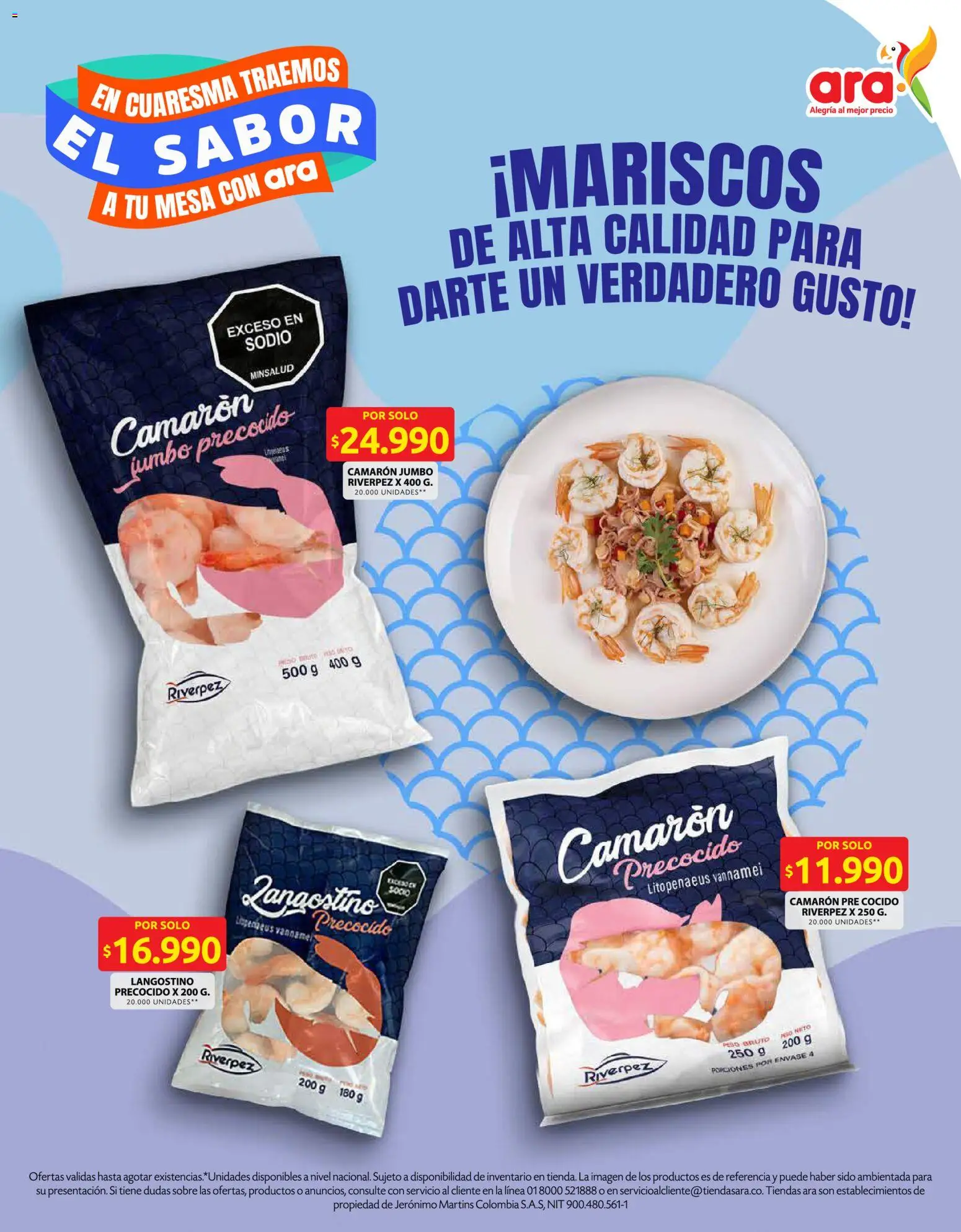 Ara revista - valida desde el 20.03.2026 | Página: 17 | Productos: Sobre, Mesa