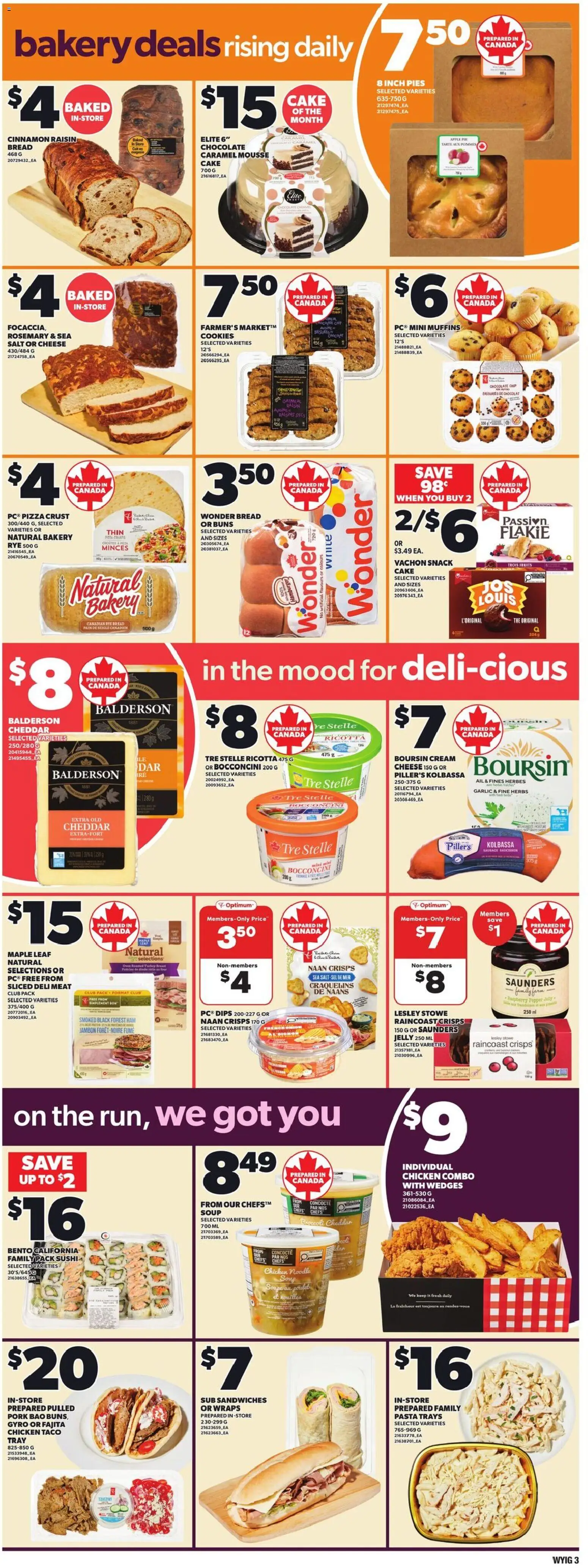 Independent Grocer flyer valid from 05.03.2026 | Page: 6 | Products: Cookies, Cheese, Bread, Pizza