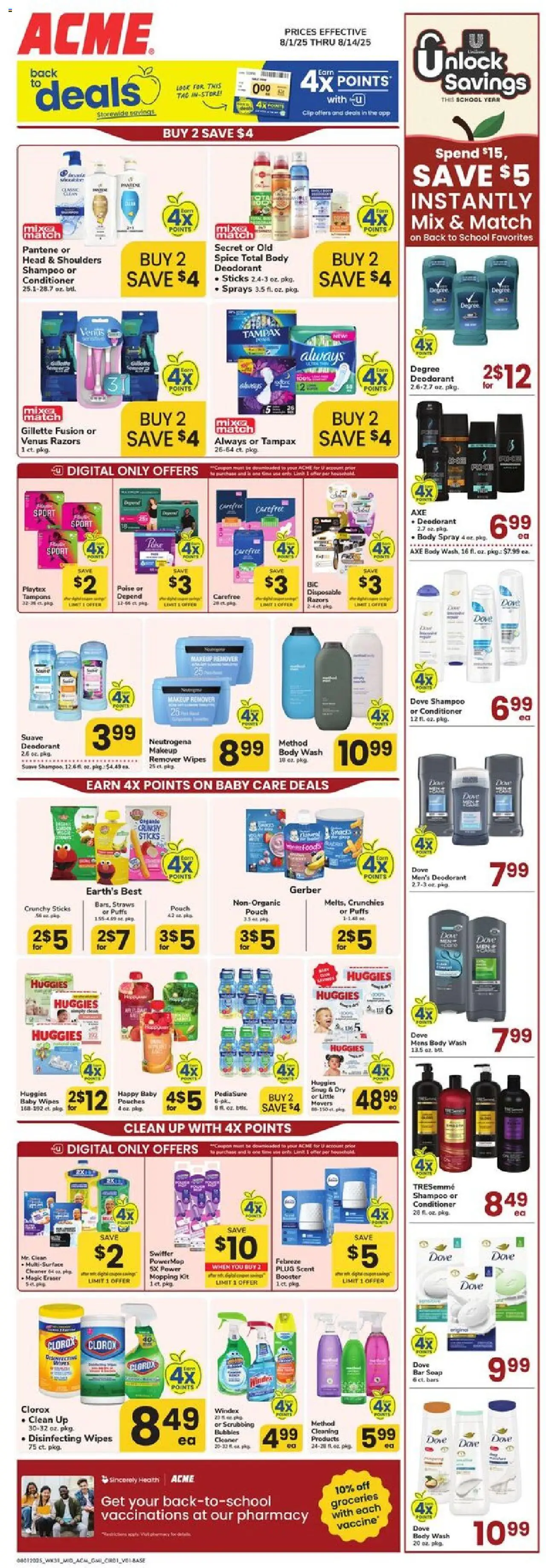 Acme Ad - valid from 01.08.2025 | Page: 1 | Products: Fusion, Shampoo, Soap, Bar Soap