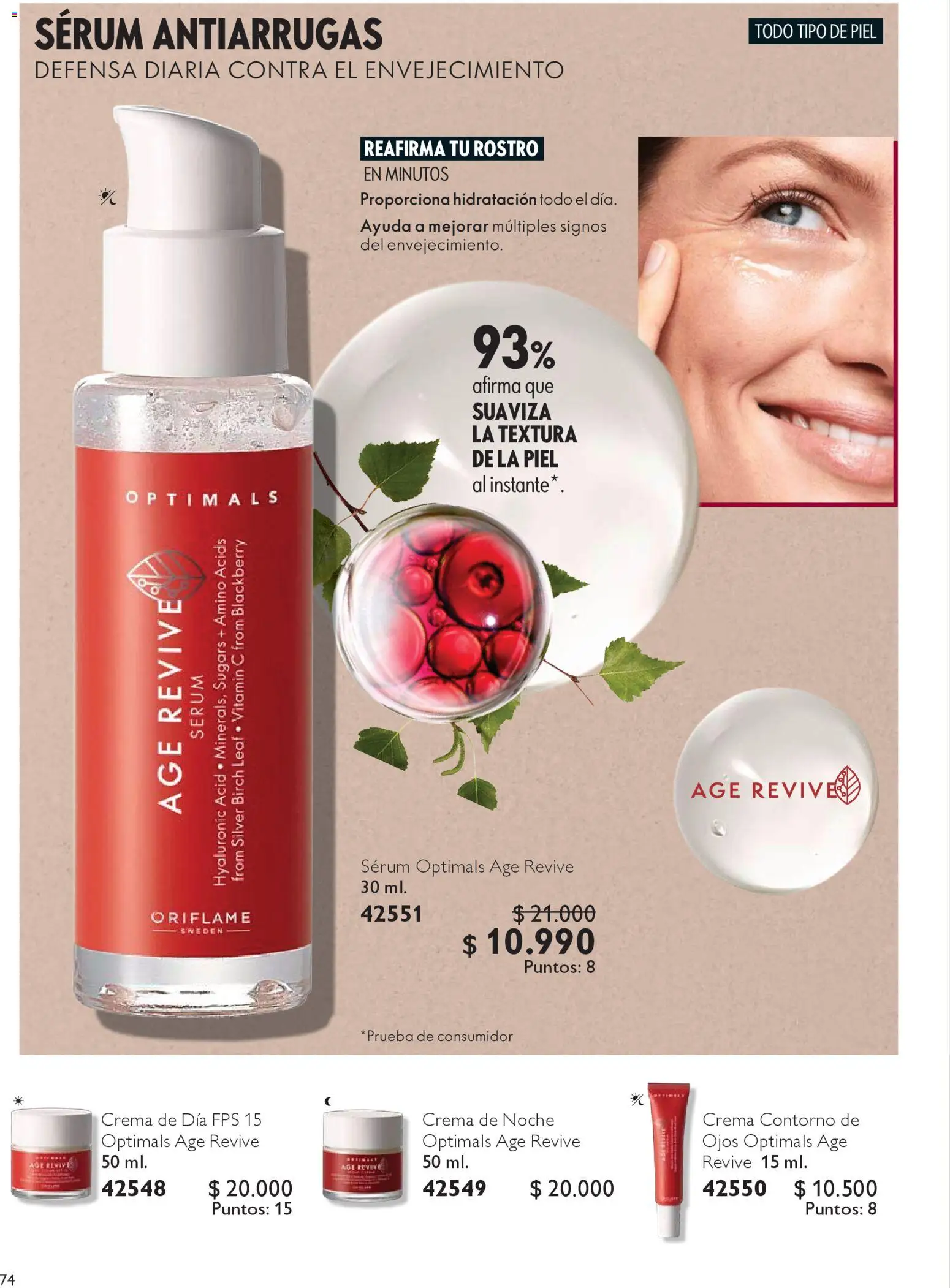 Oriflame catálogo │ válido desde el 25.10.2025 | Página: 74 | Productos: Contorno, Crema, Serum
