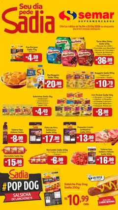Semar Supermercado ofertas BRF - Pré-Visualização do folheto da loja Semar Supermercado, válido de 14.04.2026