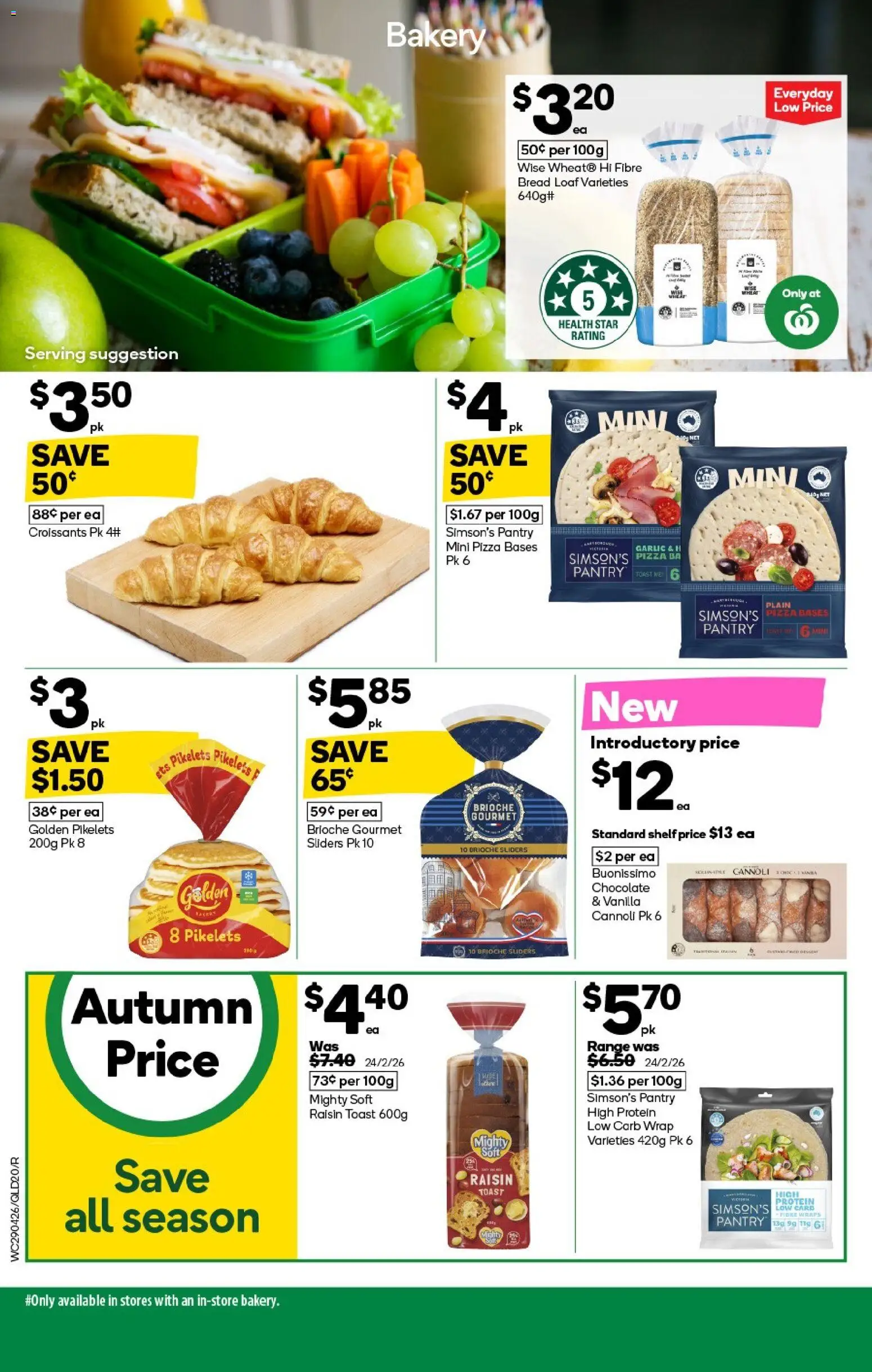 Woolworths catalogue - valid from 29.04.2026 | Page: 20 | Products: Shelf, Garlic, Wheat, Bakery