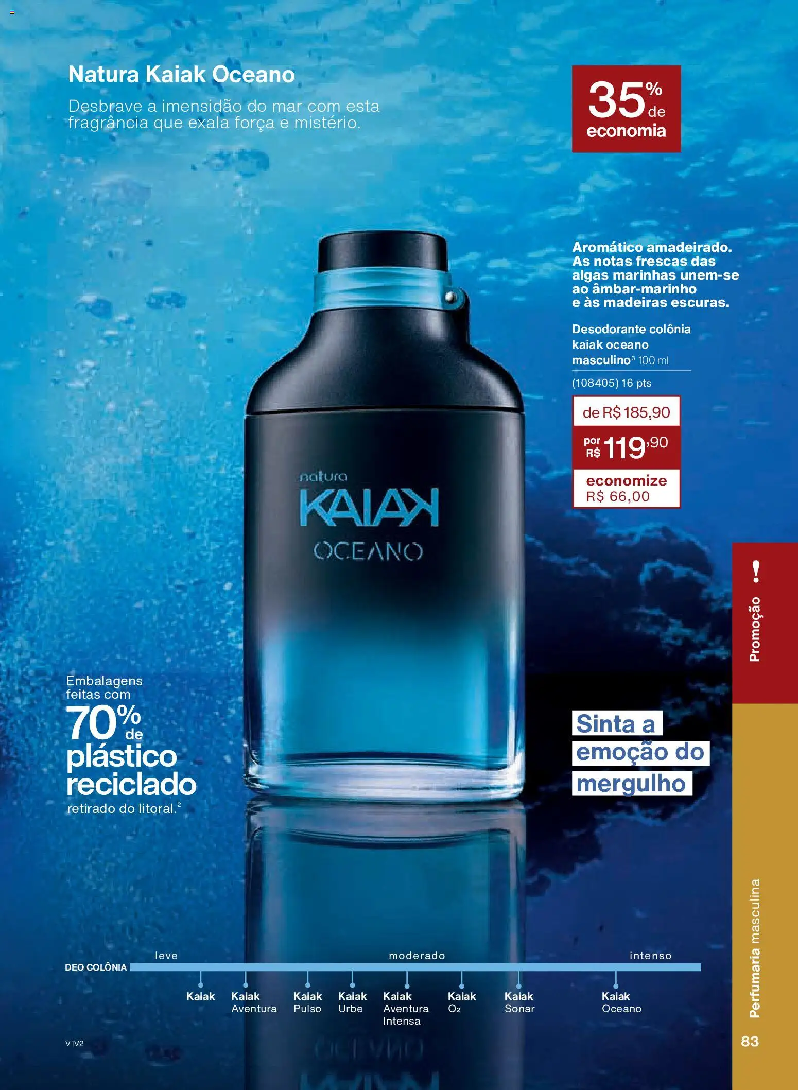 Natura Folheto - válido de 26.11.2025 | Página: 83 | Produtos: Fragrância, Madeiras, Desodorante