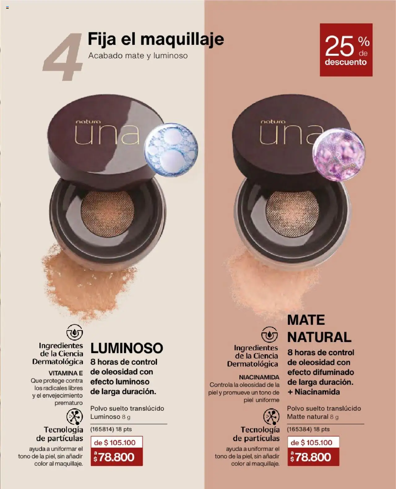 Natura revista - valida desde el 23.07.2025 | Página: 71 | Productos: Maquillaje, Polvo