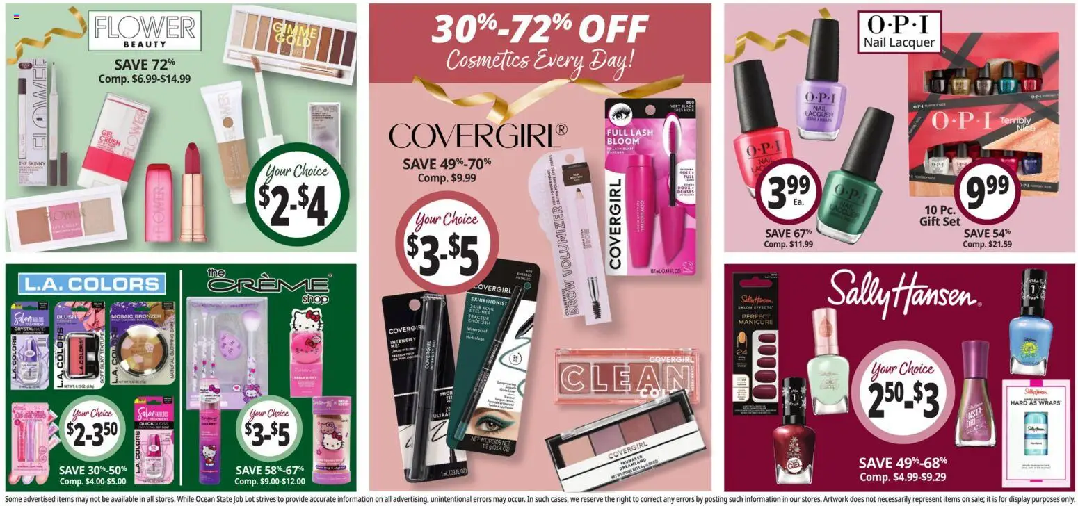 Ocean State Job Lot Weekly Ad - valid from 08.01.2026 | Page: 13 | Products: Nail, Bronzer, Blush