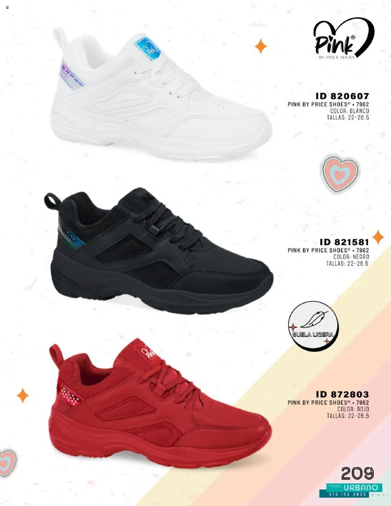 Nuevas ofertas de Price Shoes válidas en toda la República Mexicana desde el 24.07.2025. ¡Encuentra las mejores ofertas en Price Shoes catálogo Urbano otoño / invierno 2025! | Página: 209