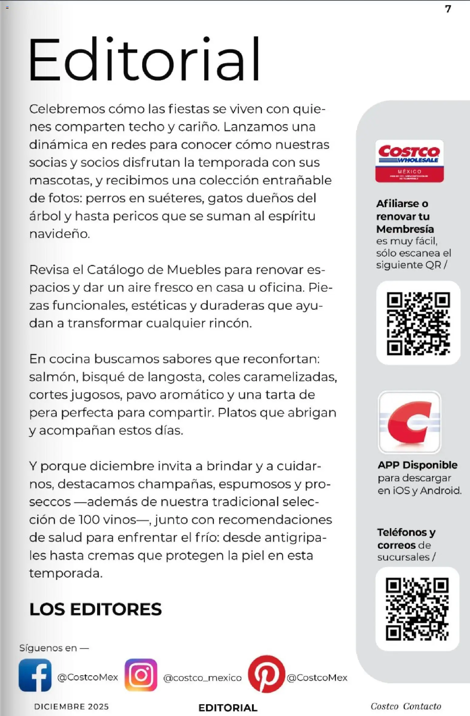 Nuevas ofertas de Costco válidas en toda la República Mexicana desde el 01.12.2025. ¡Encuentra las mejores ofertas en Costco Revista Diciembre! | Página: 7 | Productos: Pera, Cocina