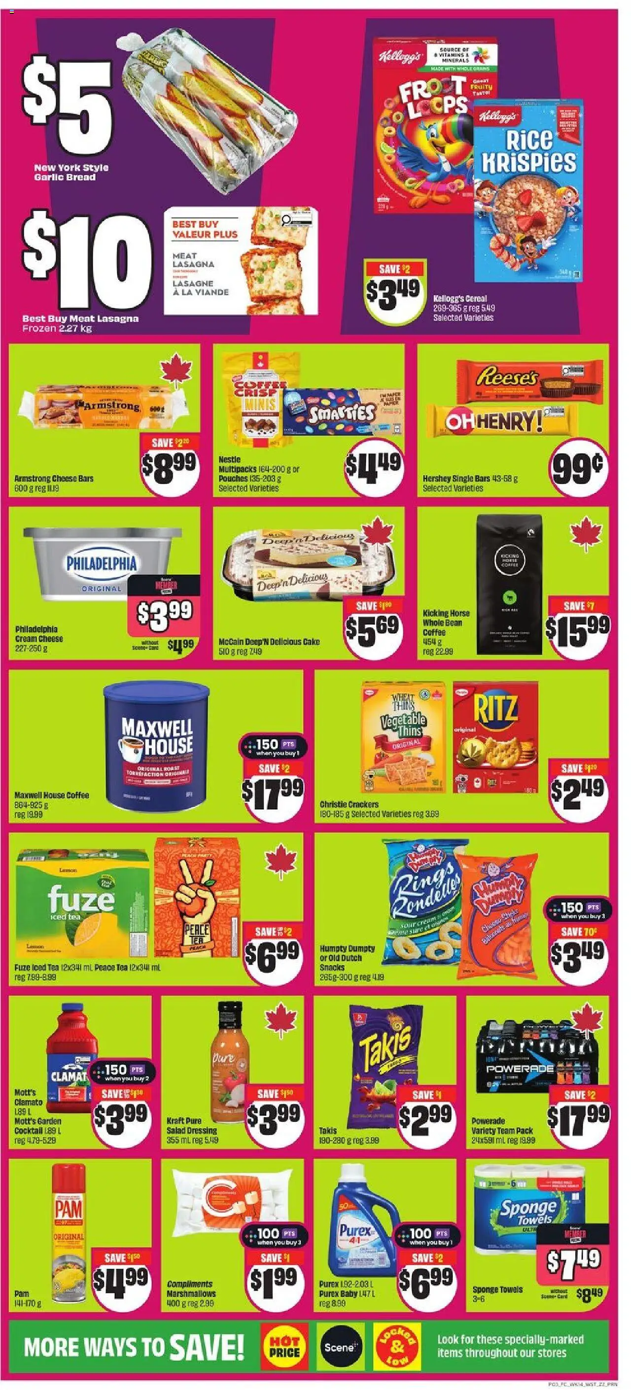 FreshCo flyer valid from 31.07.2025 | Page: 5 | Products: Rice, Tea, Cream, Salad