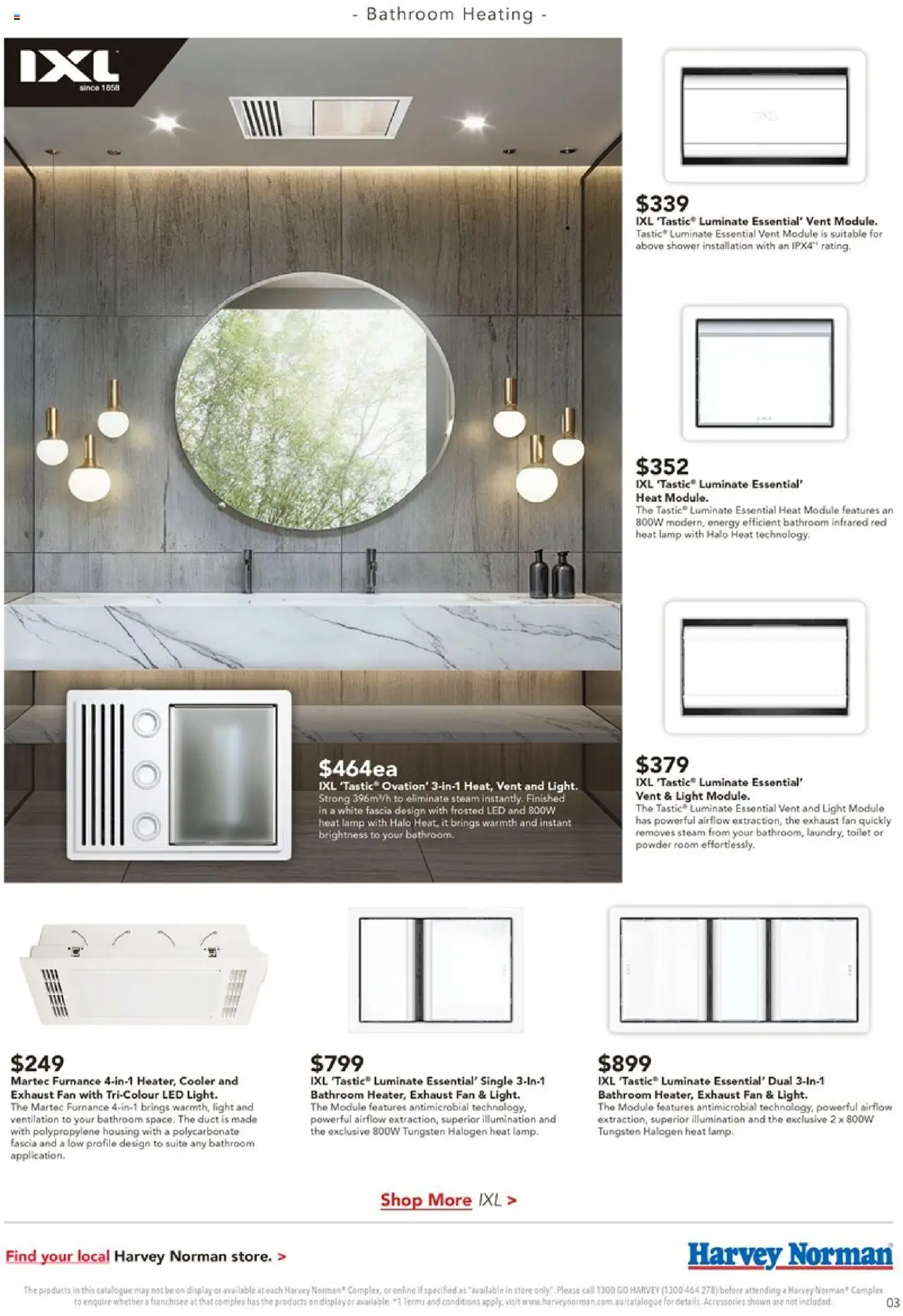 Harvey Norman catalogue - valid from 09.07.2025 | Page: 3 | Products: Lamp, Light, Suite, Accessories