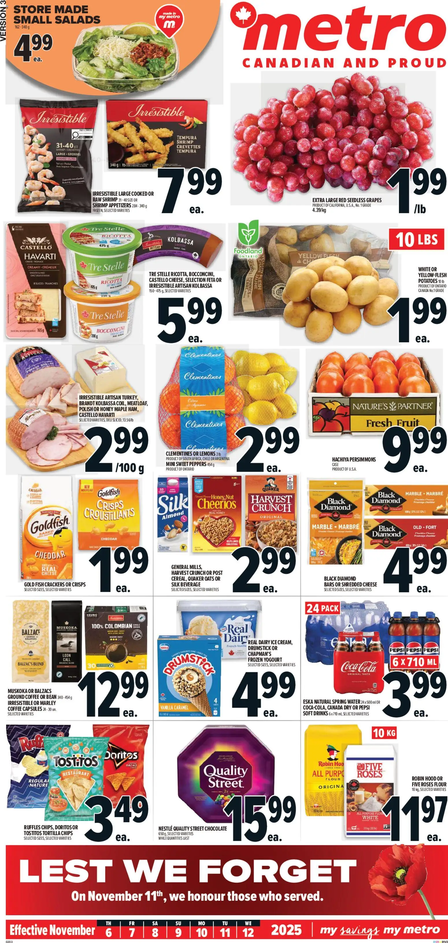 Metro flyer valid from 06.11.2025 | Page: 2 | Products: Fish, Turkey, Case, Chair